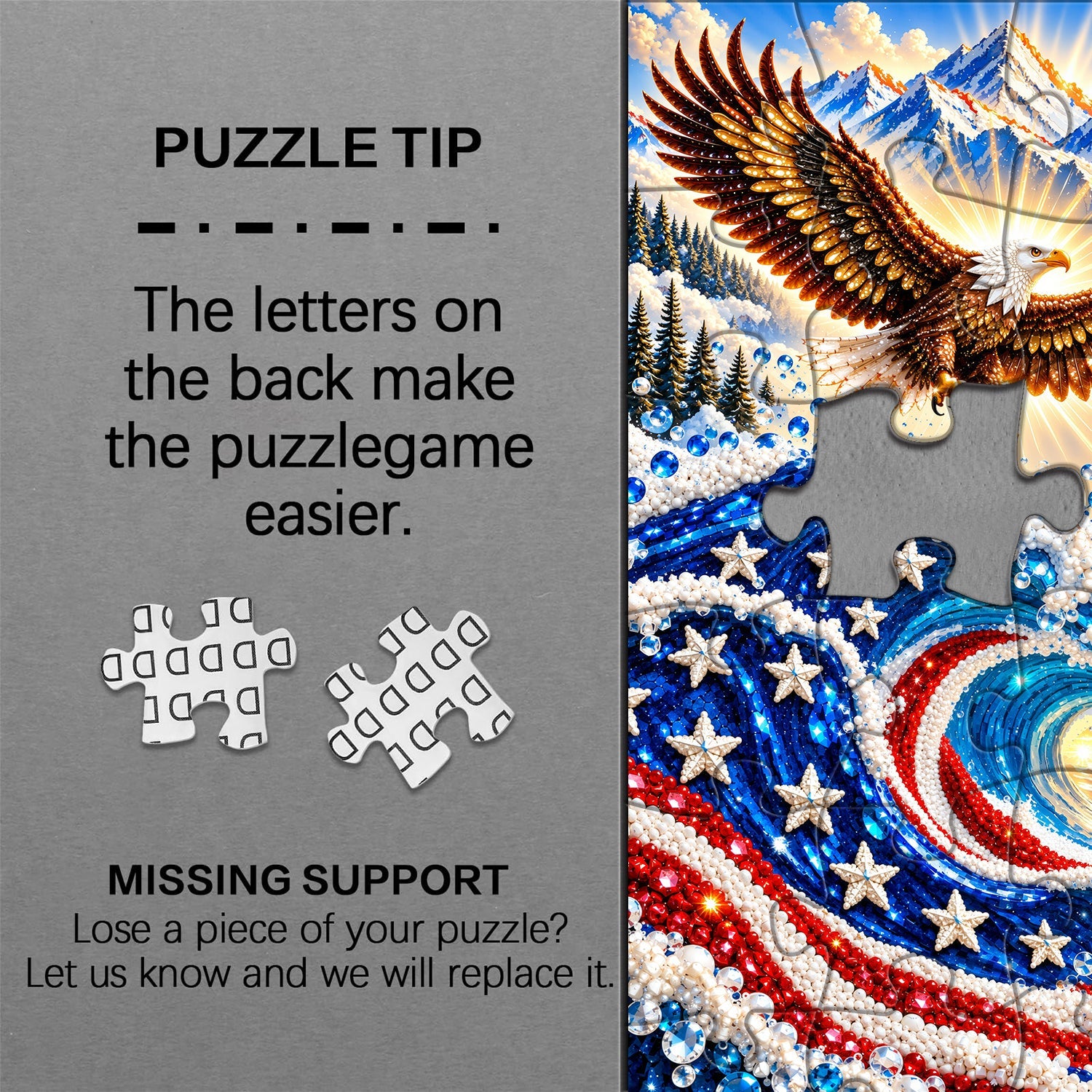 Wave of Freedom ＆ Peace Jigsaw Puzzle 1000 Pieces