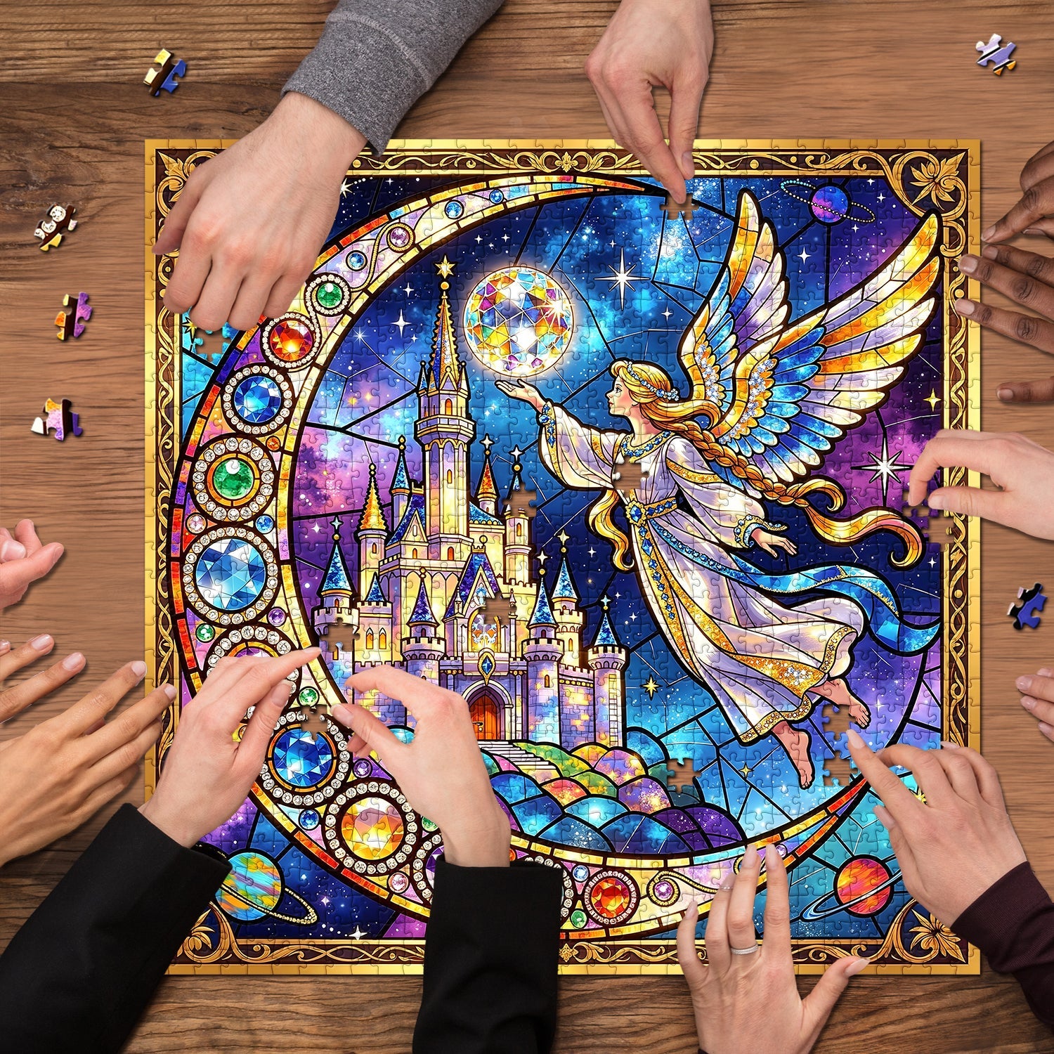 Guardians of Moonlight Castle Jigsaw Puzzle 1000 Pieces