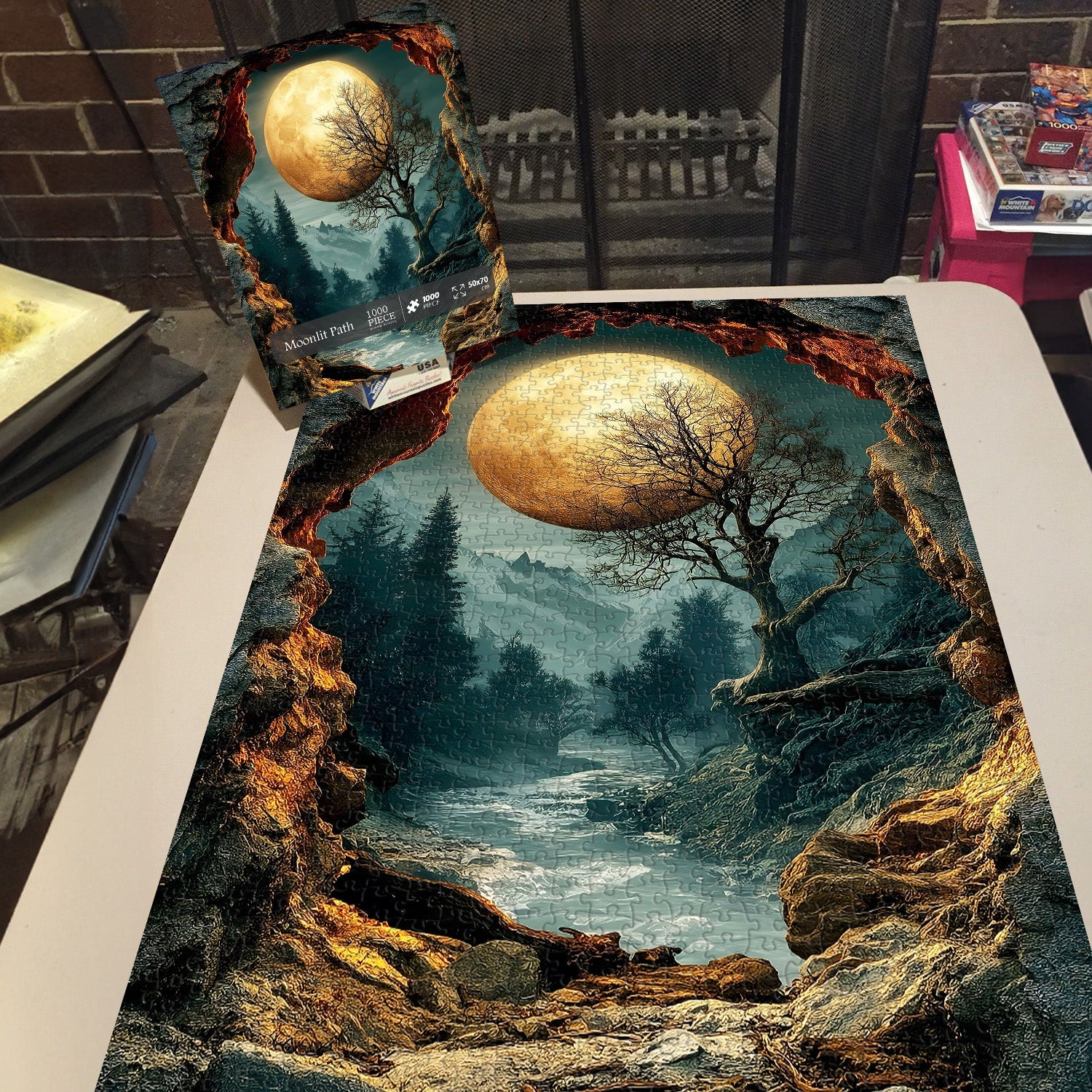 Moonlit Path Jigsaw Puzzle 1000 Pieces
