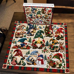 Winter Gnomes Gathering Jigsaw Puzzle 1000 Pieces