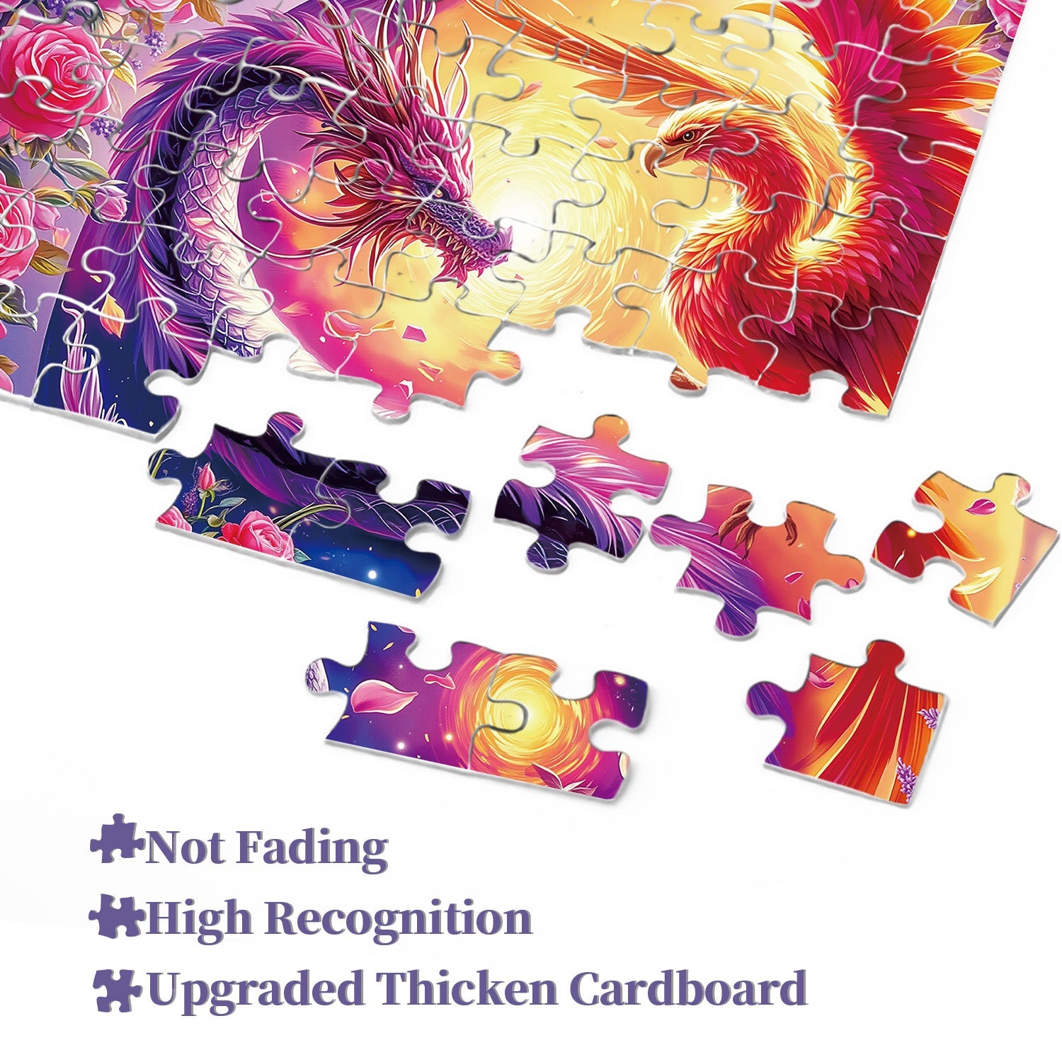 Dragon & Phoenix Jigsaw Puzzle 1000 Pieces