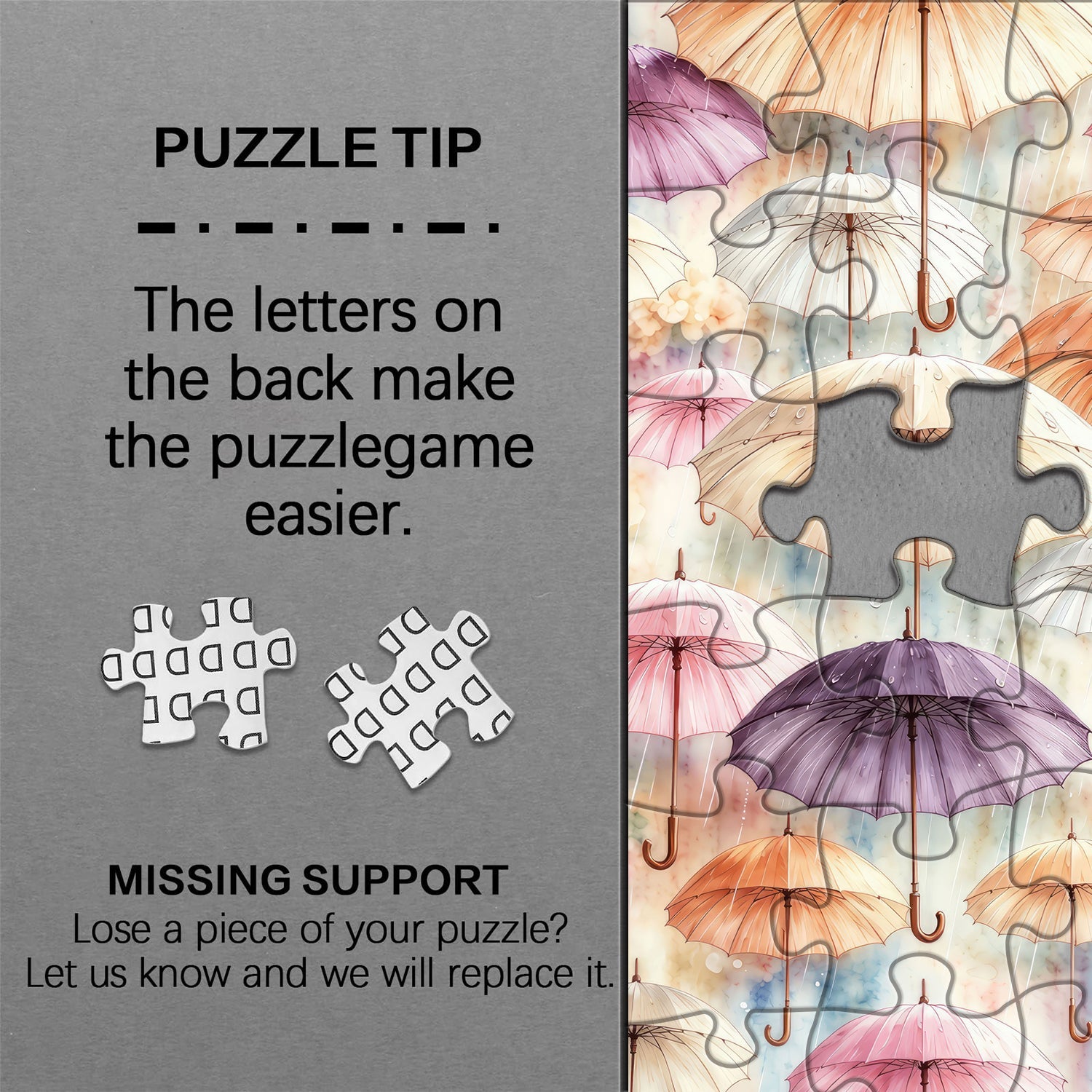 Rainy Pastels Jigsaw Puzzle 1000 Piece