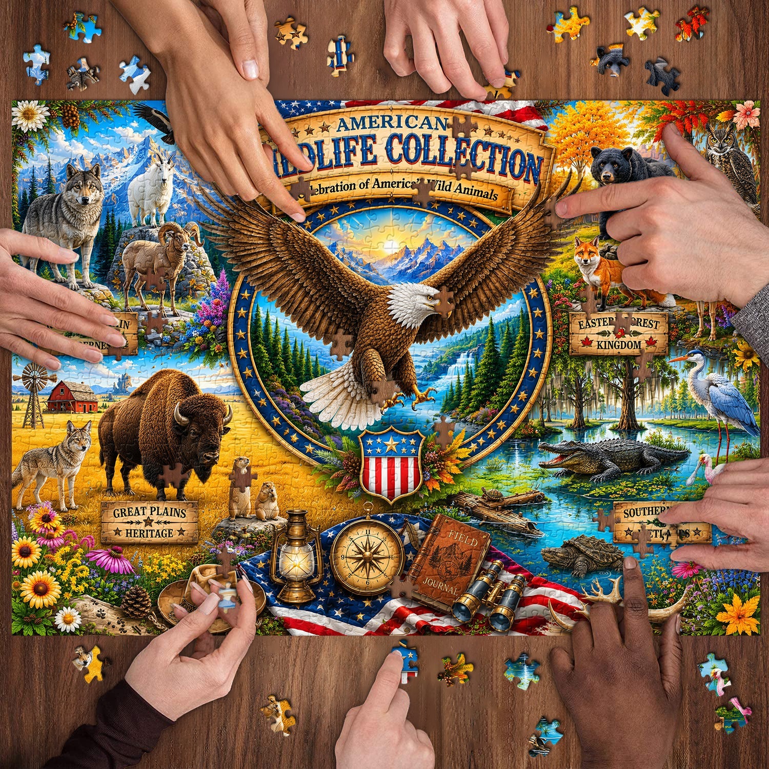 Wilderness Collection Jigsaw Puzzle 1000 Pieces