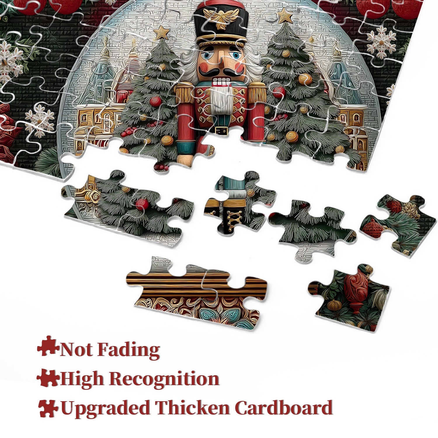 Nutcracker Snow Globe Jigsaw Puzzle 1000 Piece