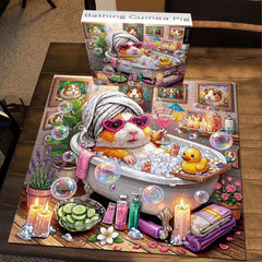 Bathing Guinea Pig Jigsaw Puzzle 1000 Pieces