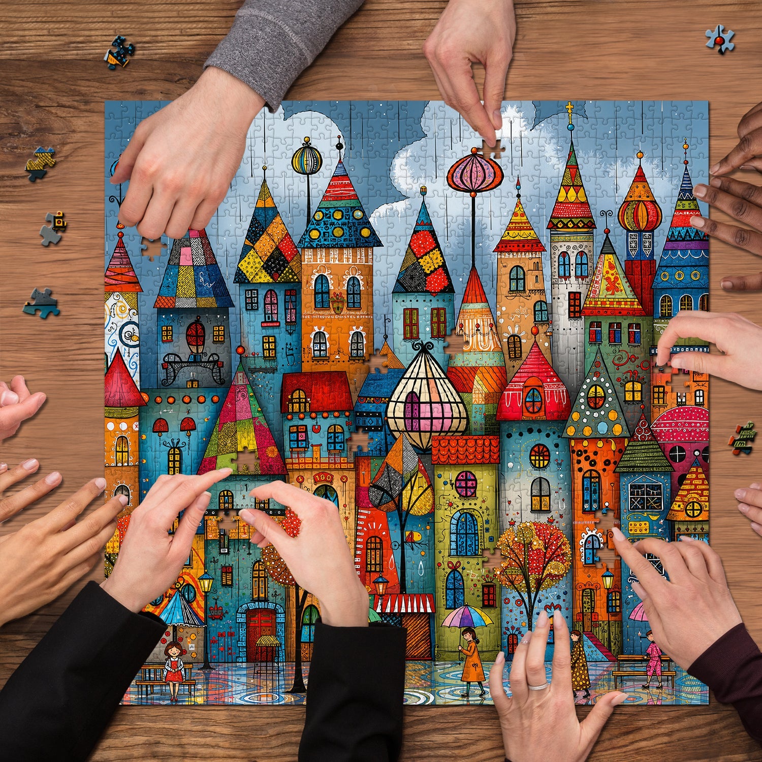 Fairy Tale Town Jigsaw Puzzle 1000 Pieces