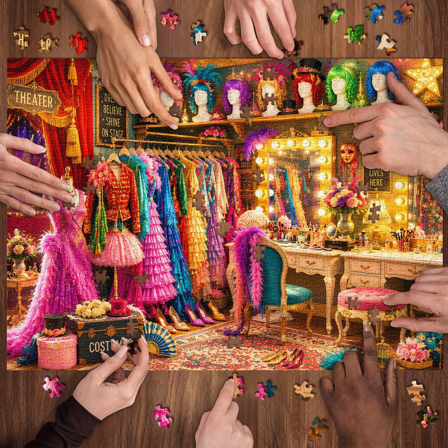 Theater Treasures Jigsaw Puzzle 1000 Pieces