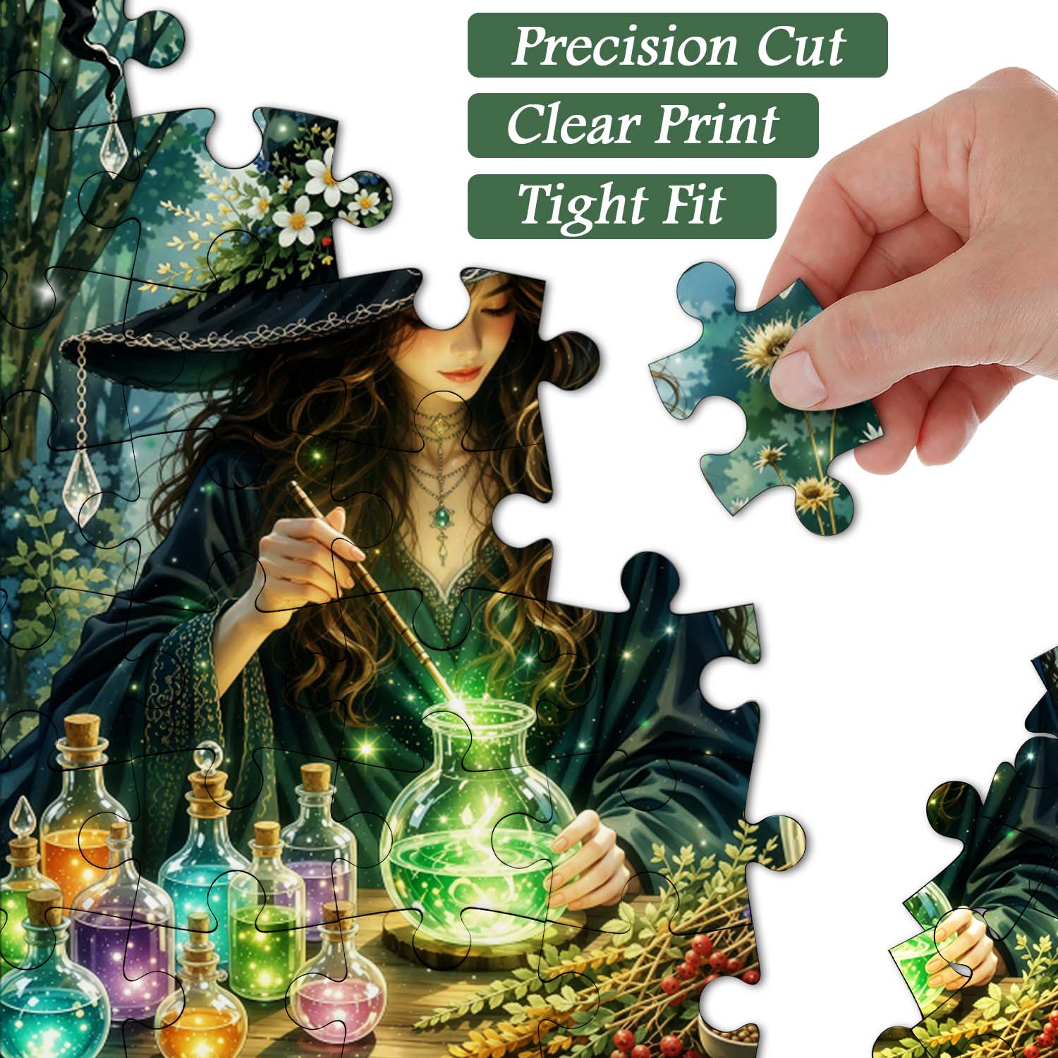 Spirit Moon Witch Jigsaw Puzzle 1000 Piece