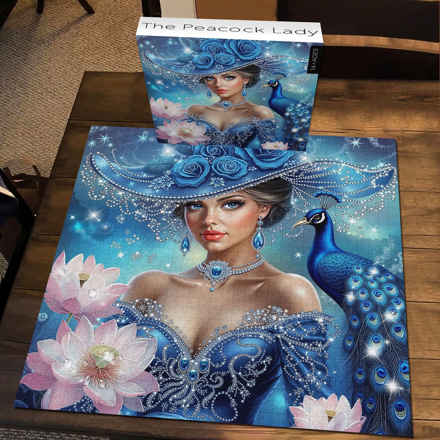 The Peacock Lady Jigsaw Puzzle 1000 Pieces