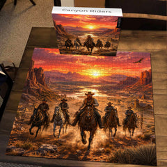 Canyon Riders Jigsaw Puzzle 1000 Piece