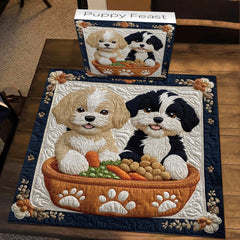 Puppy Feast Jigsaw Puzzle 1000 Piece
