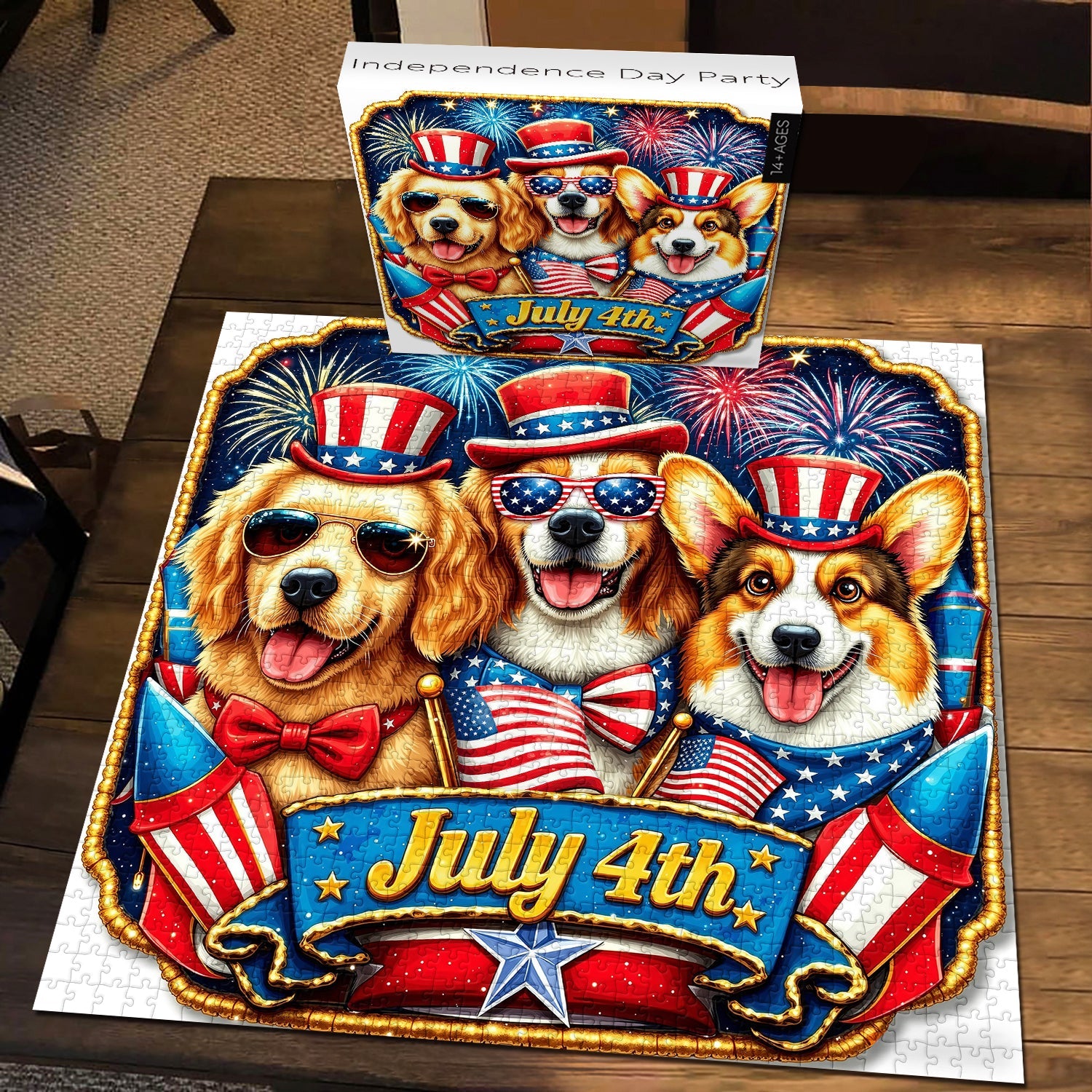 Puzzle de 1000 pièces pour fête du Jour de l’Indépendance