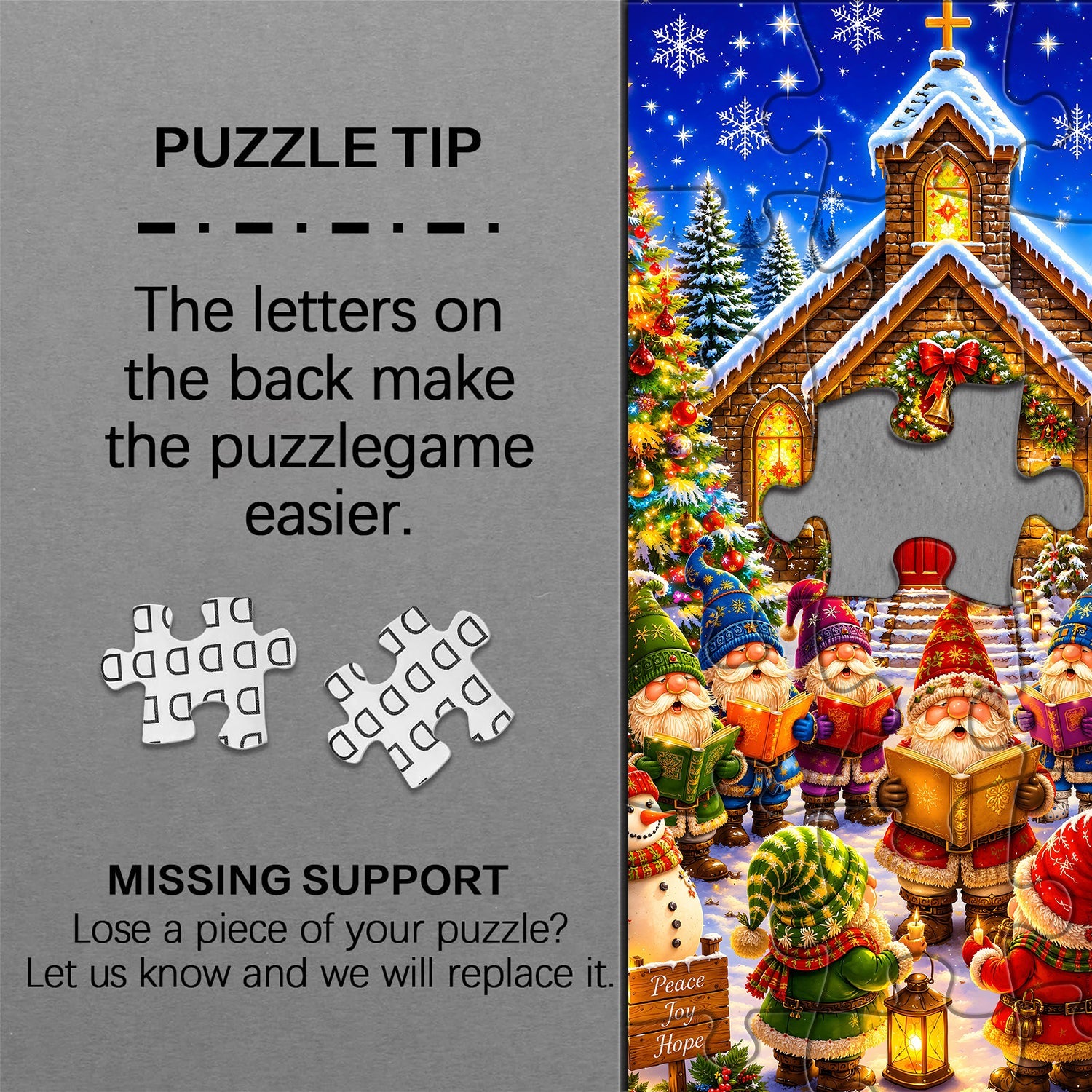 Christmas Gnome Village Jigsaw Puzzle 1000 Pieces