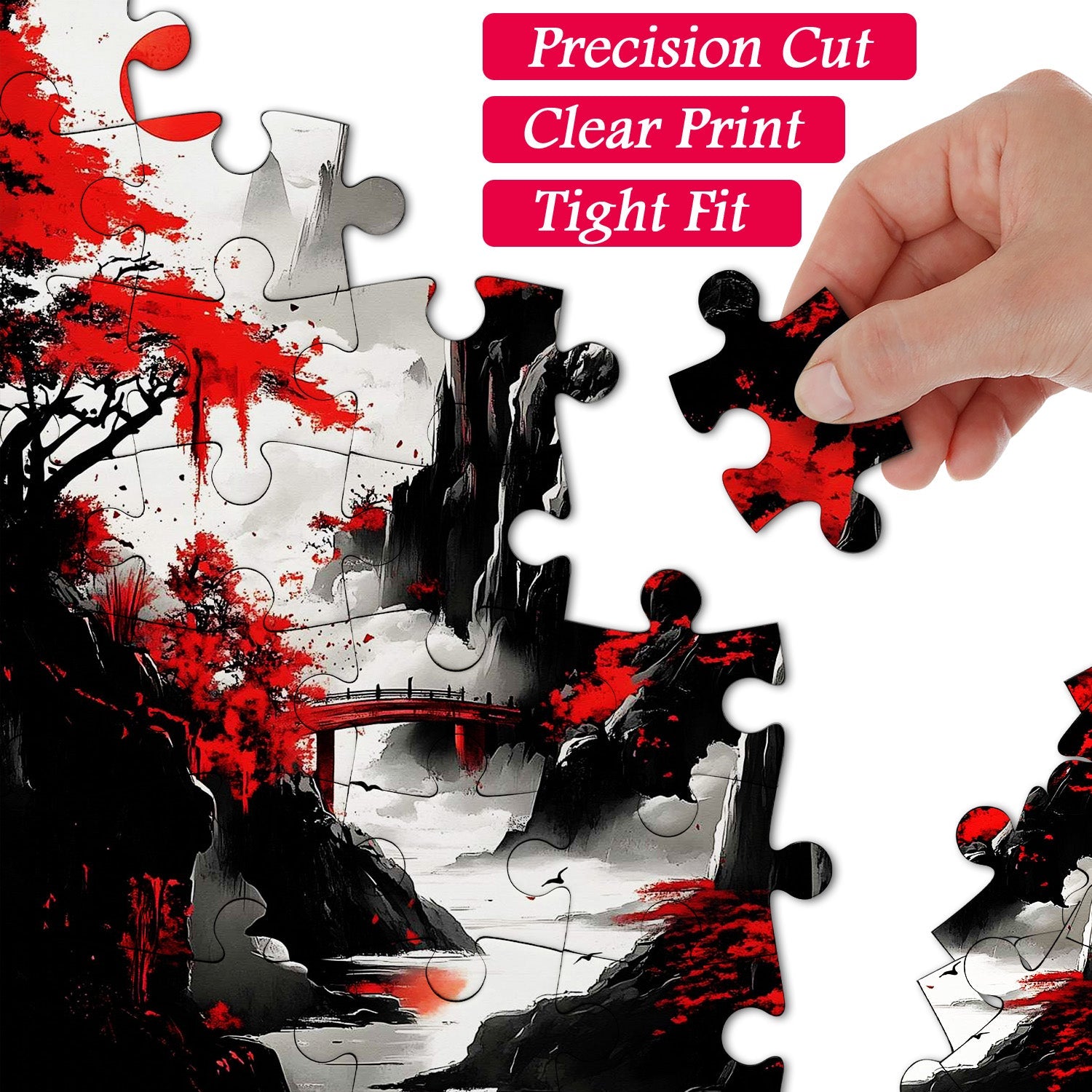 Crimson Temple Jigsaw Puzzle 1000 Pieces