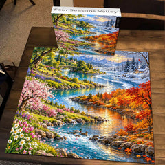Four Seasons Valley Jigsaw Puzzle 1000 Pieces