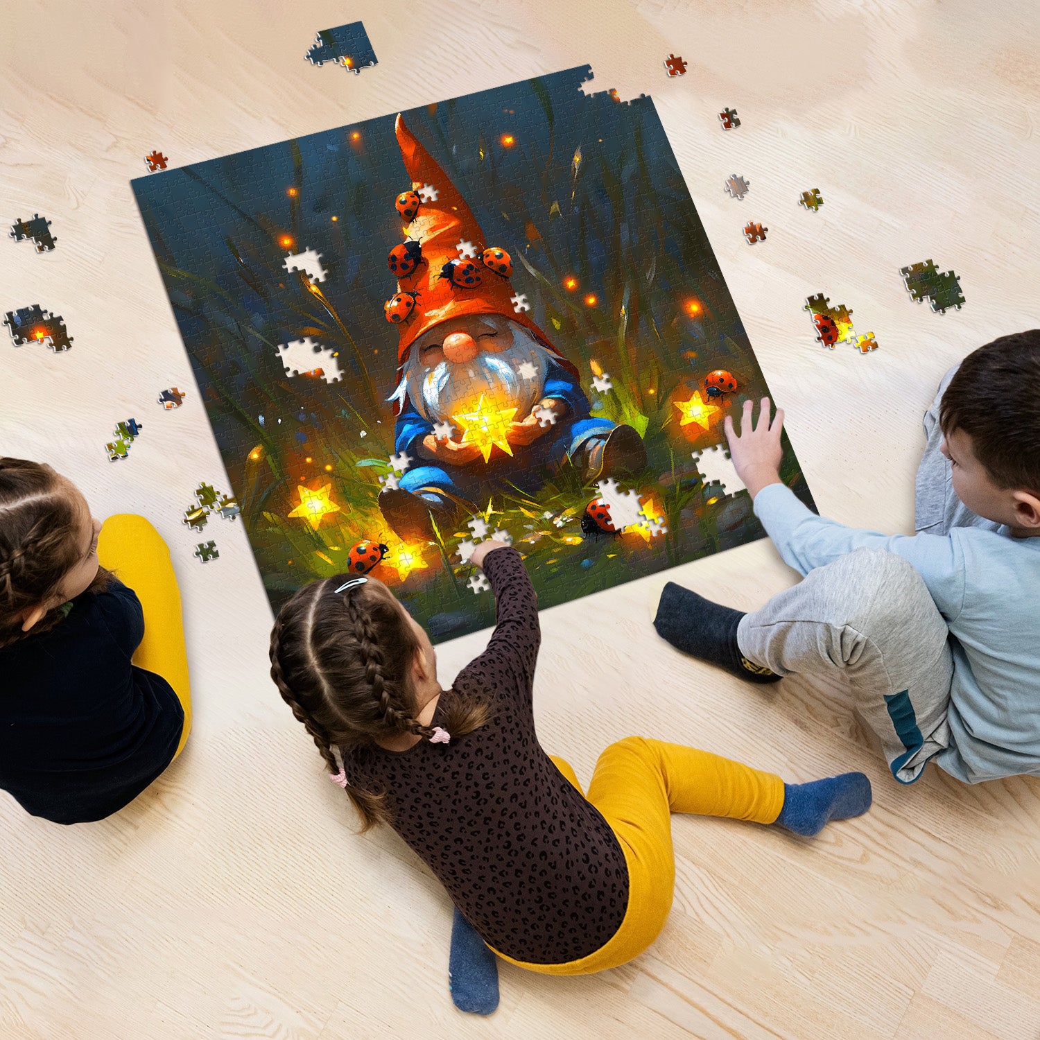 Starry Gnome Jigsaw Puzzle 1000 Pieces