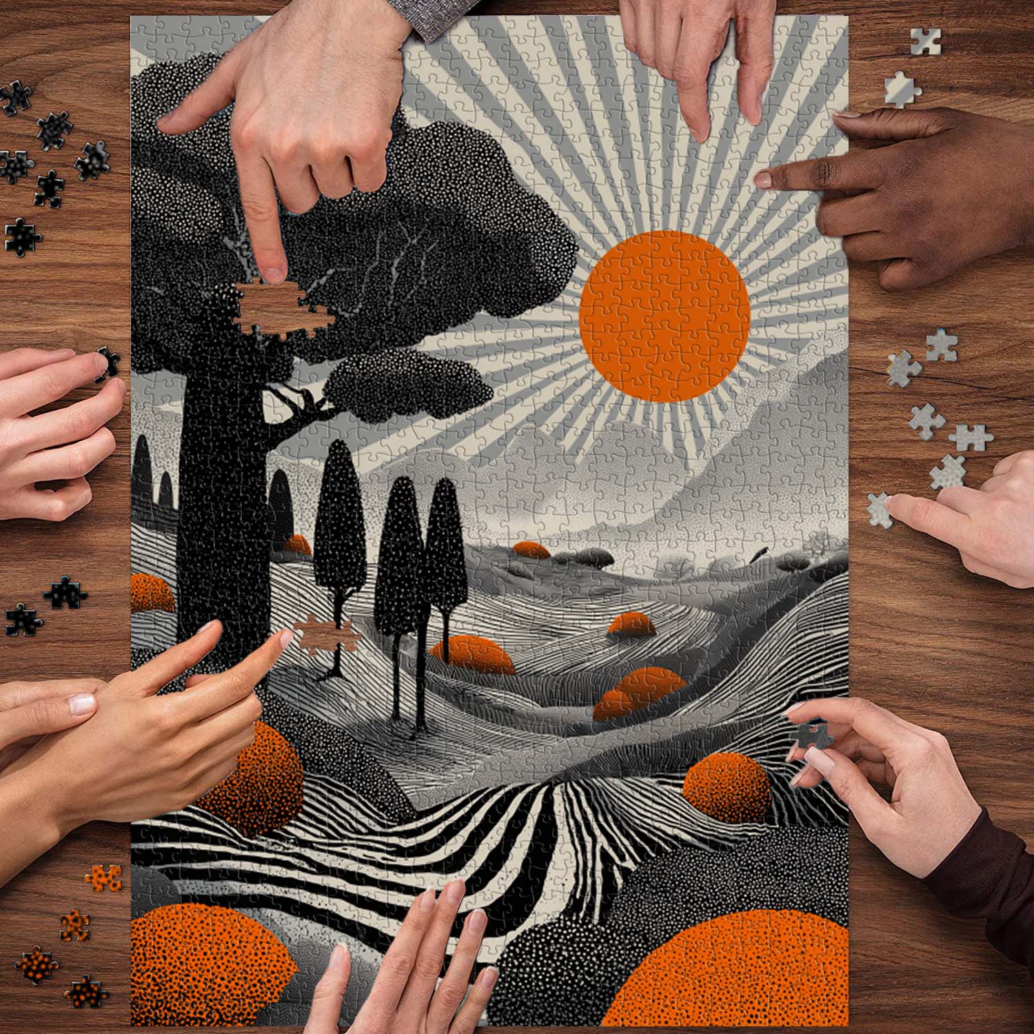 Radiant Sunscape Jigsaw Puzzle 1000 Piece