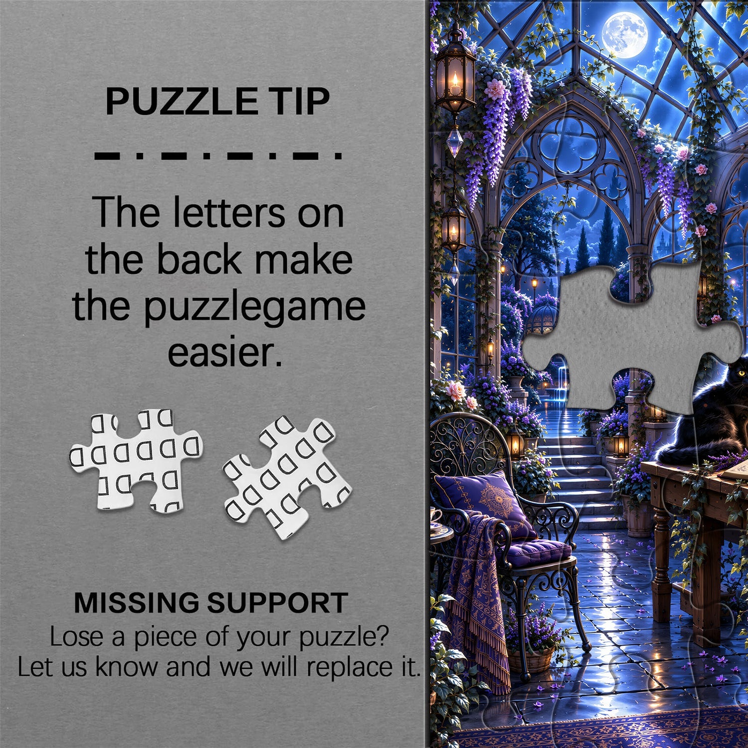 Gothic Glass Greenhouse Jigsaw Puzzle 1000 Pieces