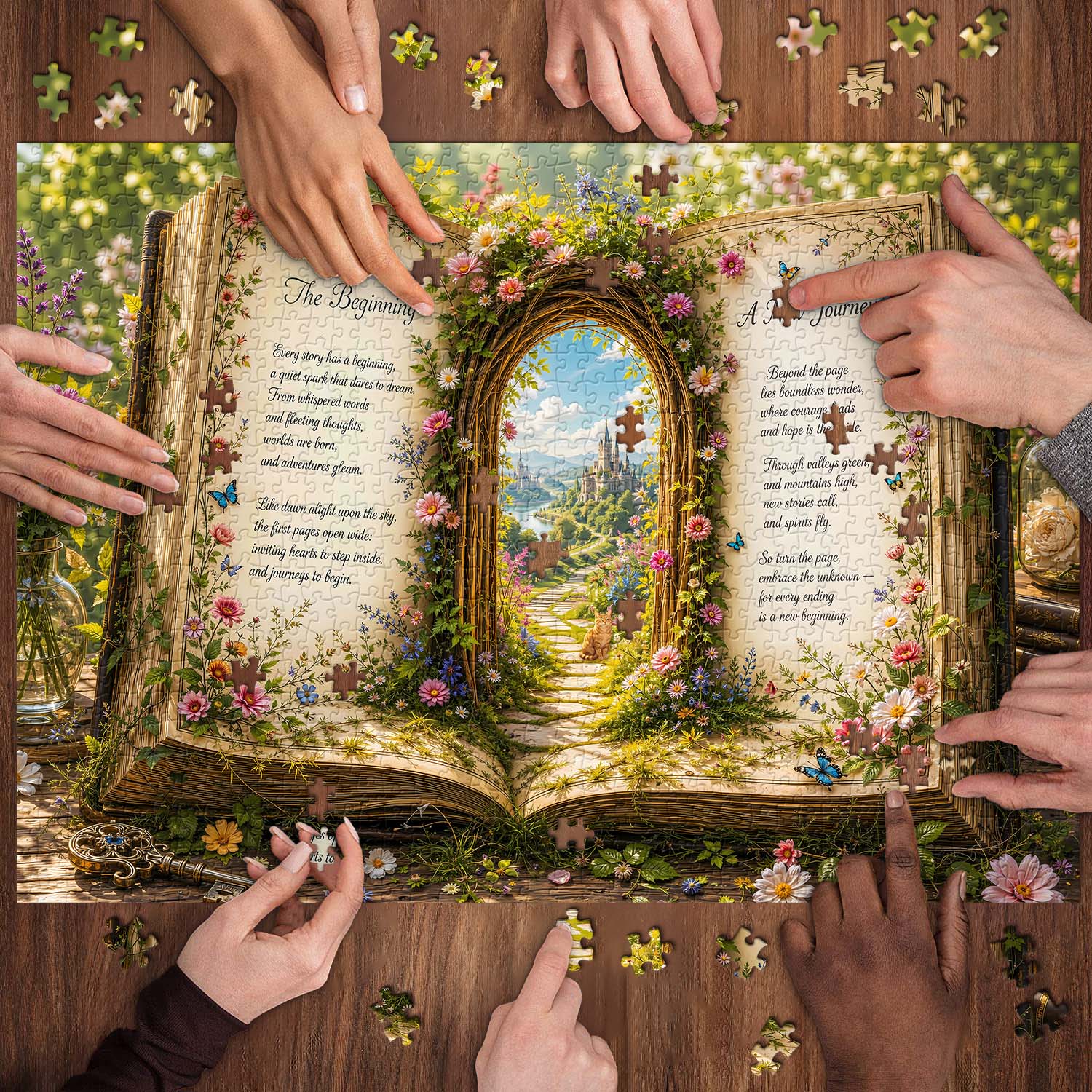 Page Wonderland Jigsaw Puzzle 1000 Piece