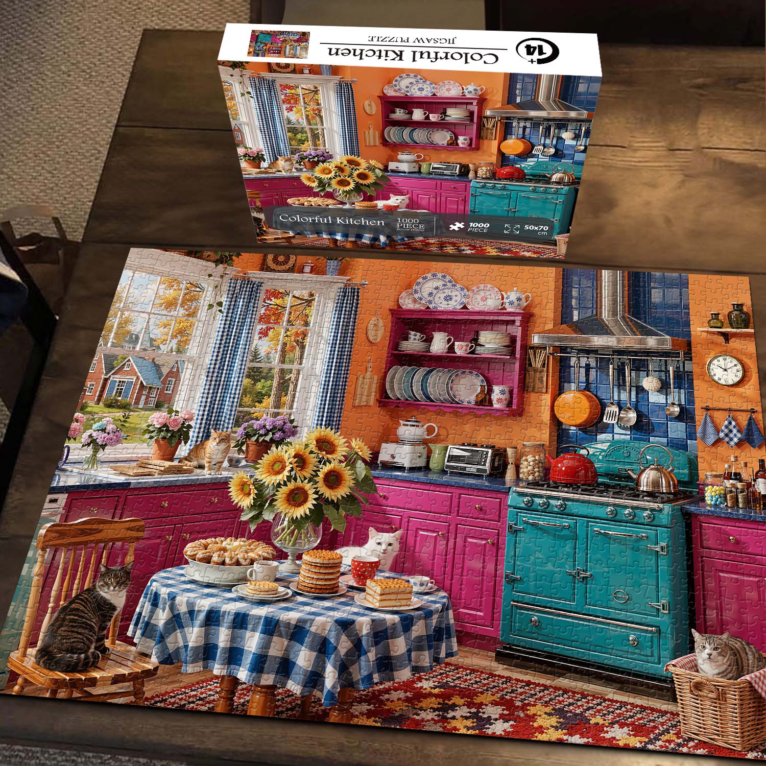 Colorful Kitchen Jigsaw Puzzle 1000 Piece