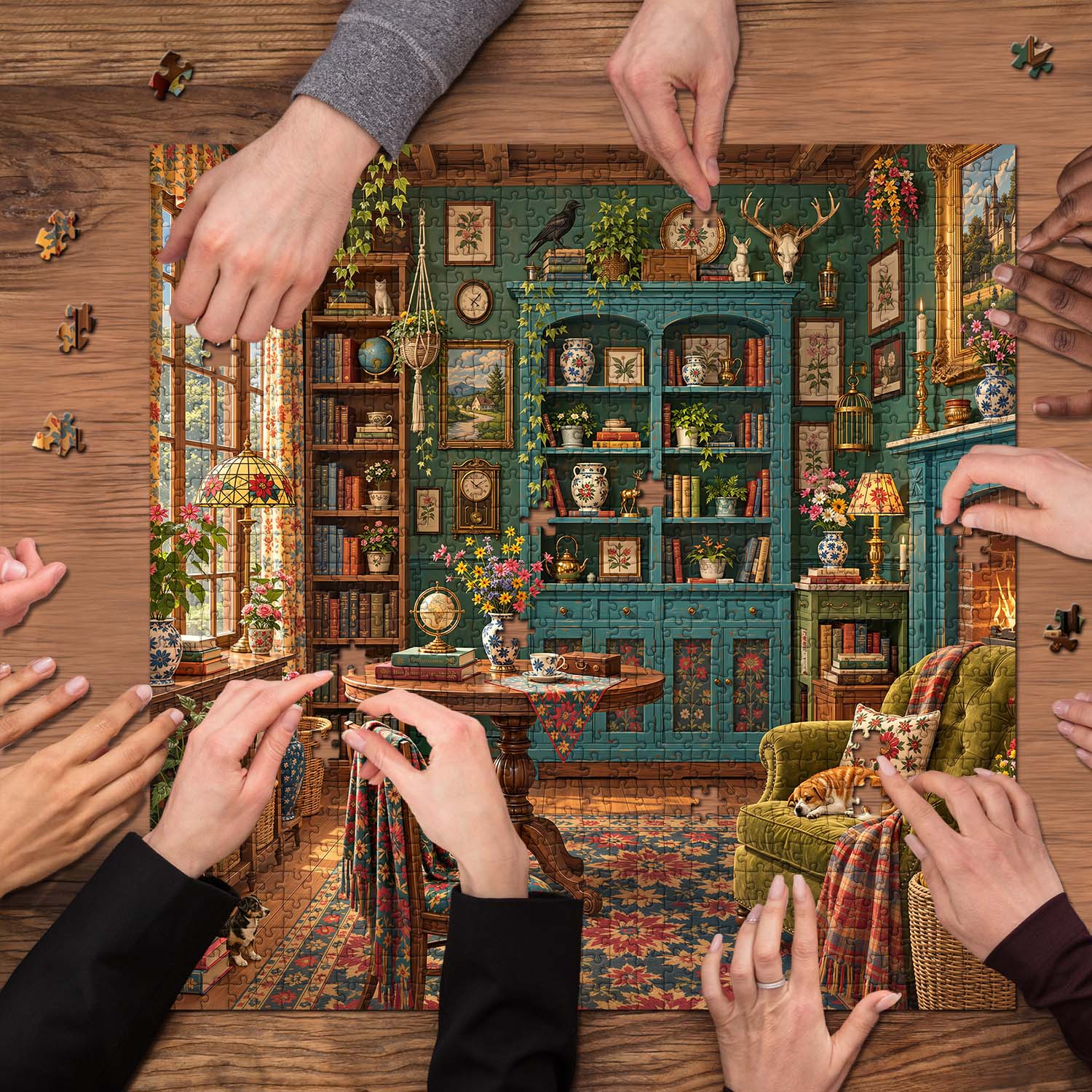 Cozy Cottage Jigsaw  Puzzle 1000 Piece