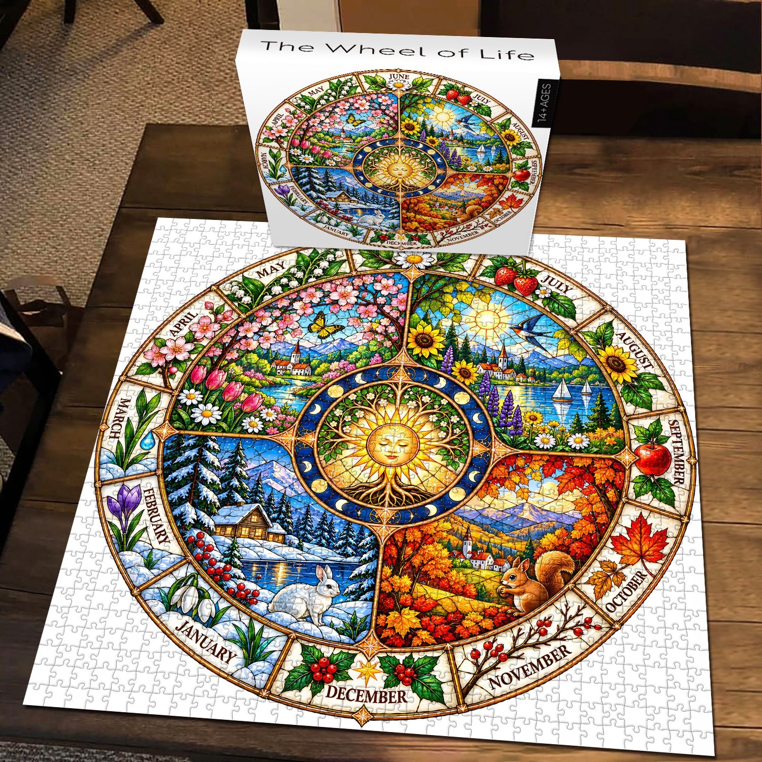 The Wheel of Life Jigsaw Puzzle 1000 Pieces