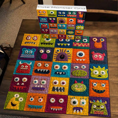 Cute Monster Grid Jigsaw Puzzle 1000 Piece
