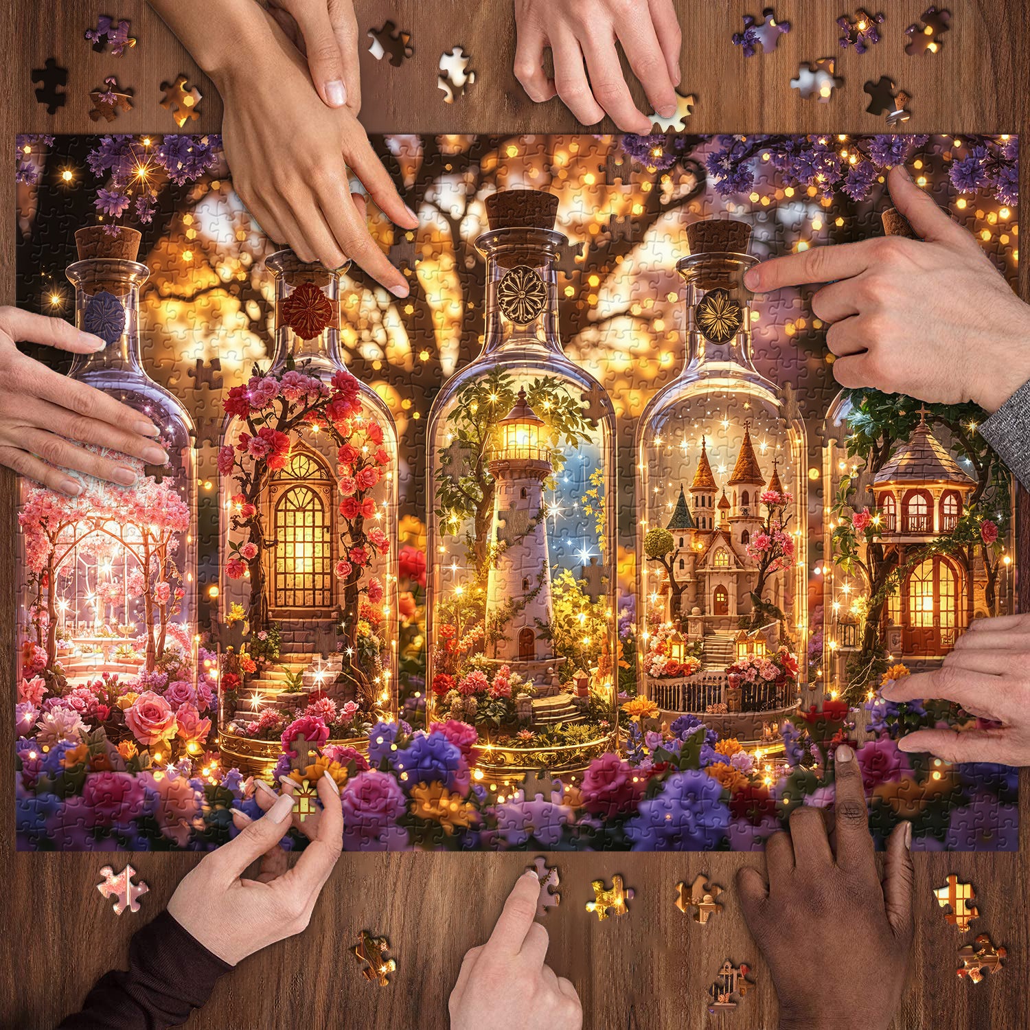 Enchanted Jars of Light Jigsaw Puzzle 1000 Pieces