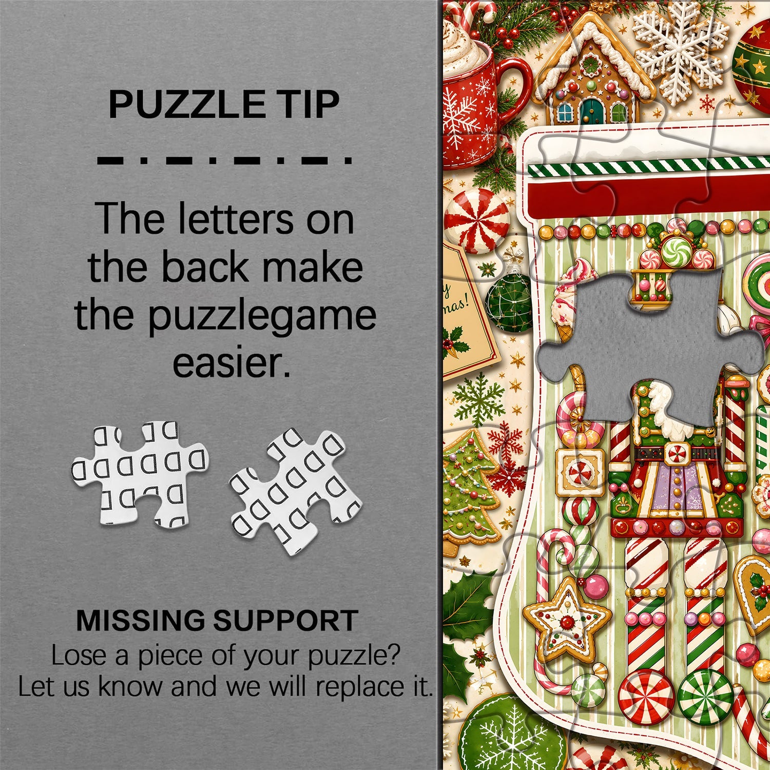 Christmas Stocking Treasures Jigsaw Puzzle 1000 Pieces