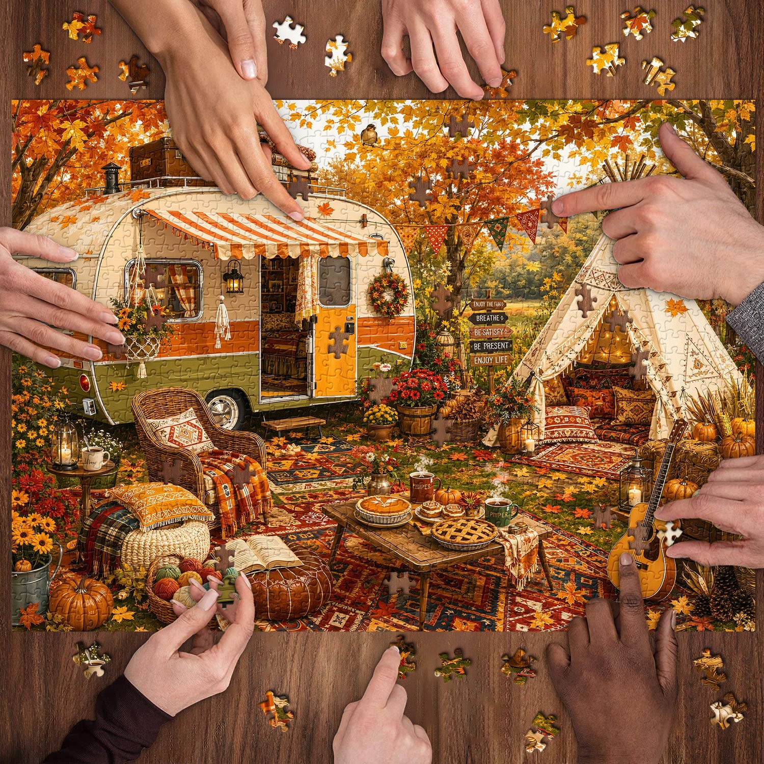 Akino Slow Travel Jigsaw Puzzle 1000 Pieces