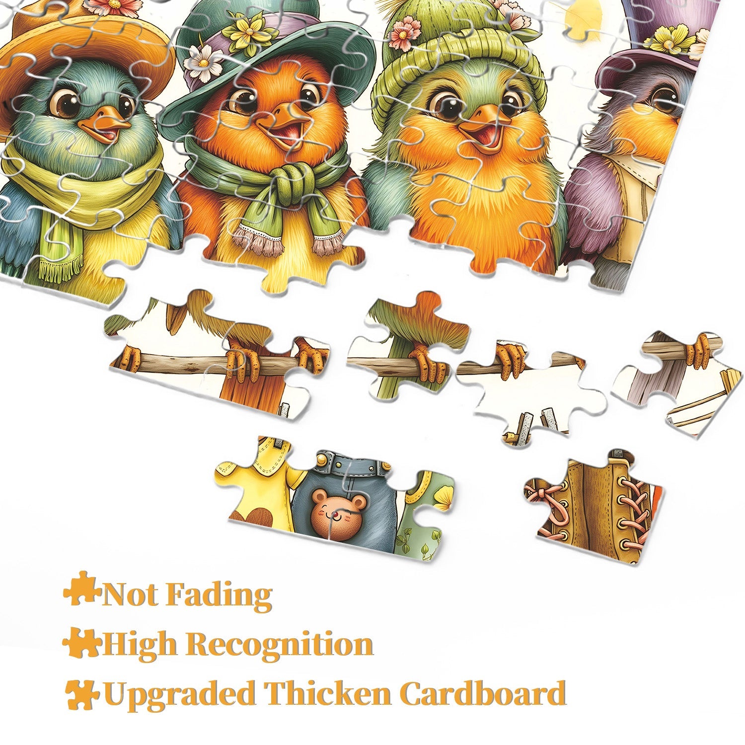 Bird Dress Up Day Jigsaw Puzzle 1000 Pieces