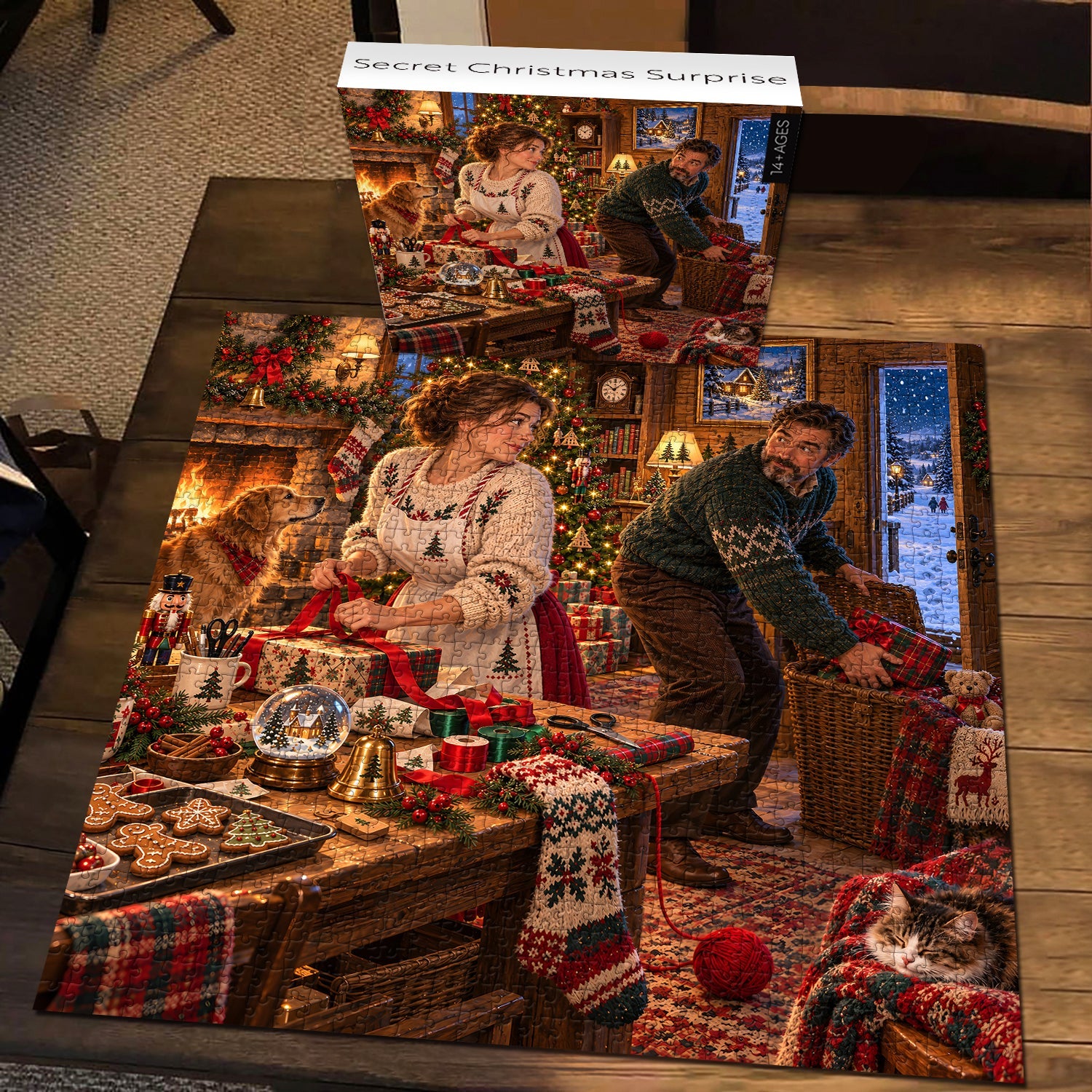 Secret Christmas Surprise Jigsaw Puzzle 1000 Piece