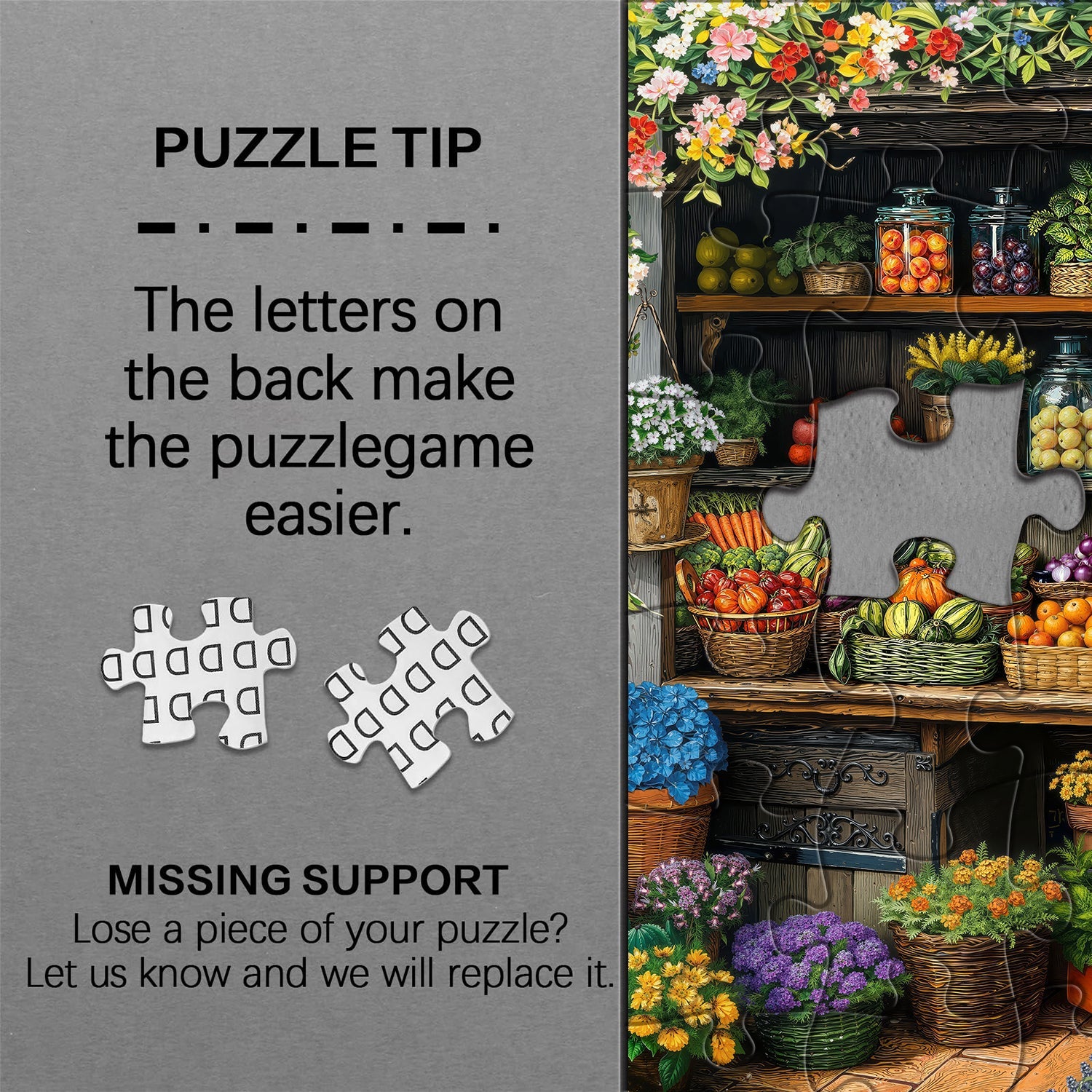 Blooms & Bounty Jigsaw Puzzle 1000 Pieces