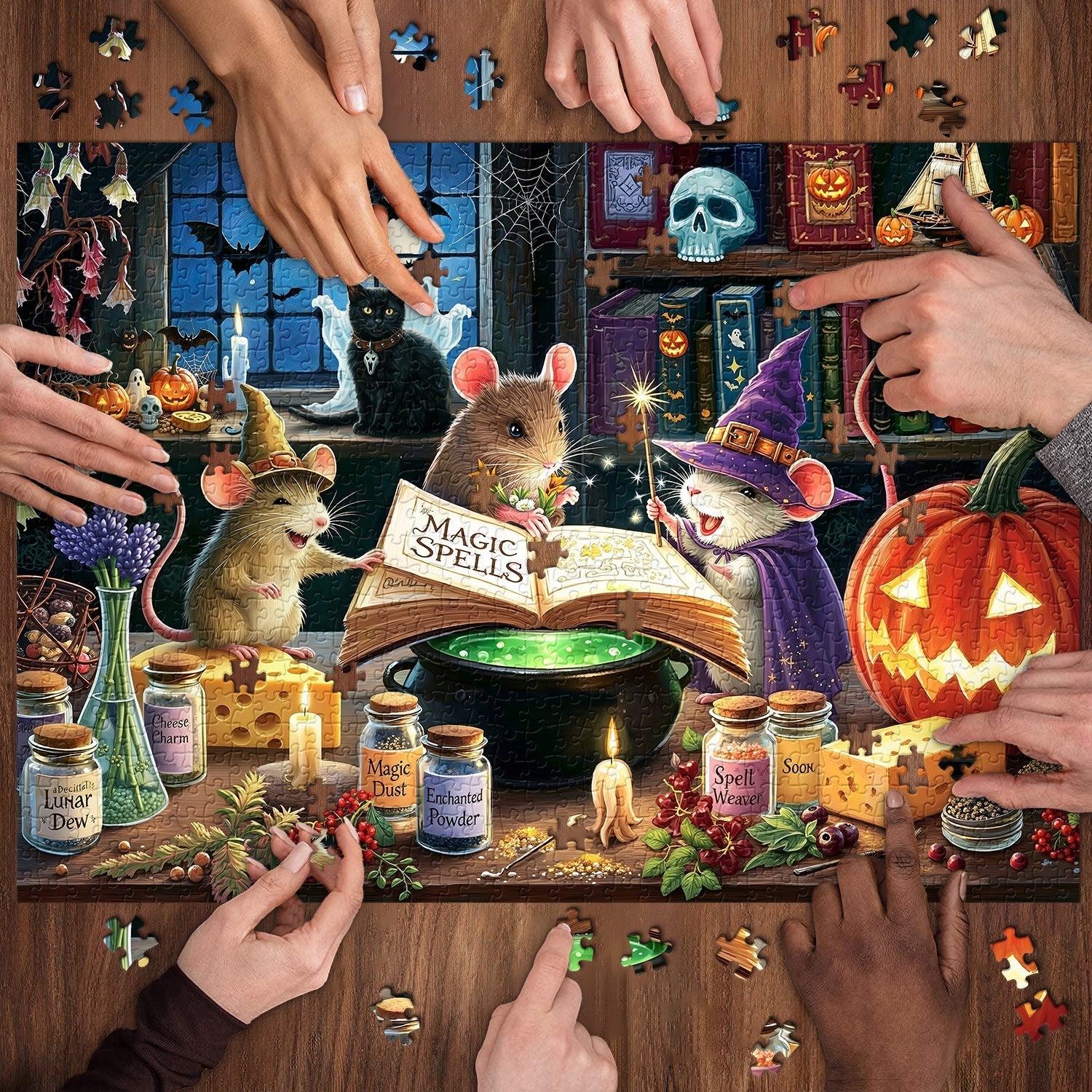 Witch Mice Spell Jigsaw Puzzle 1000 Pieces