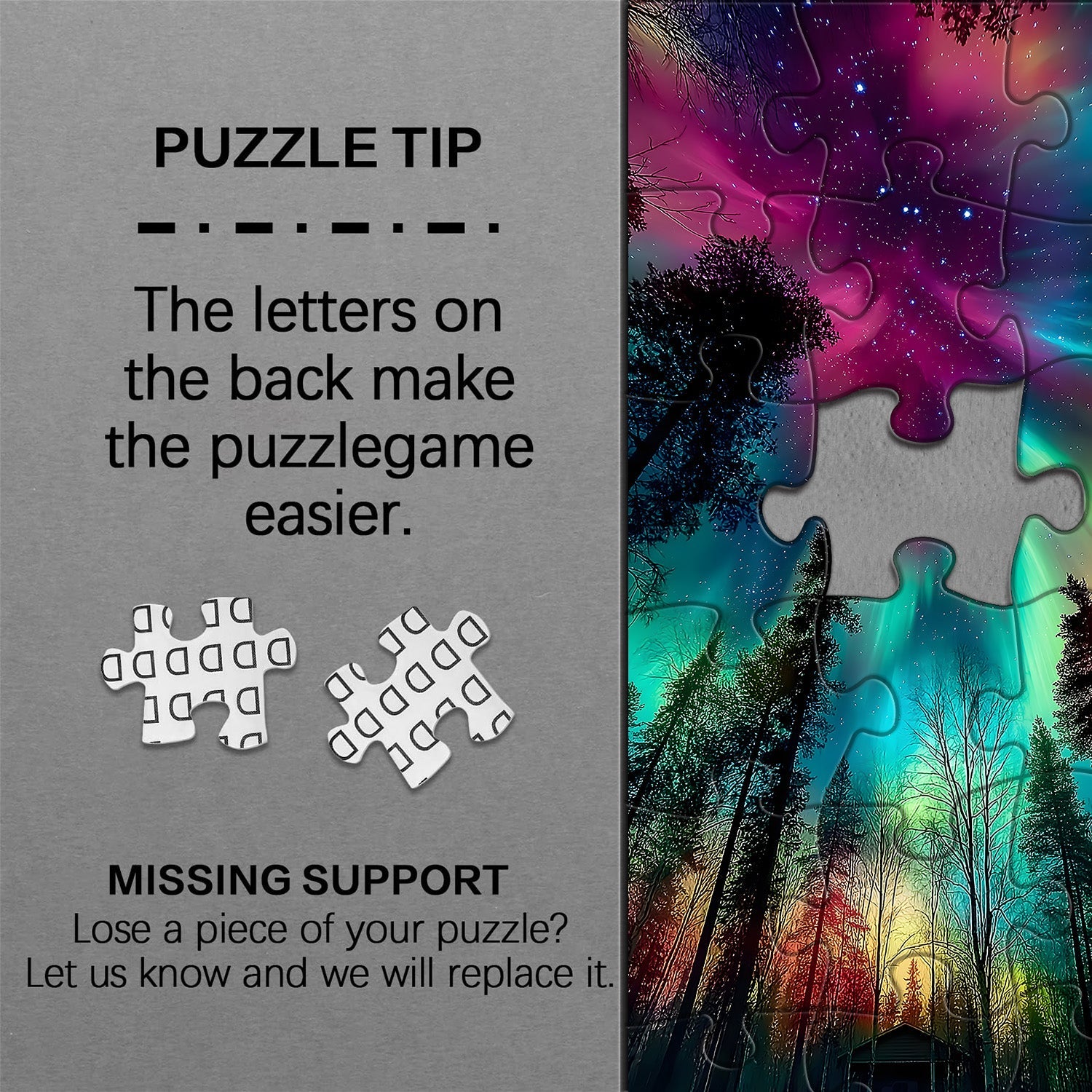 Aurora Forest Jigsaw Puzzle 1000 Pieces