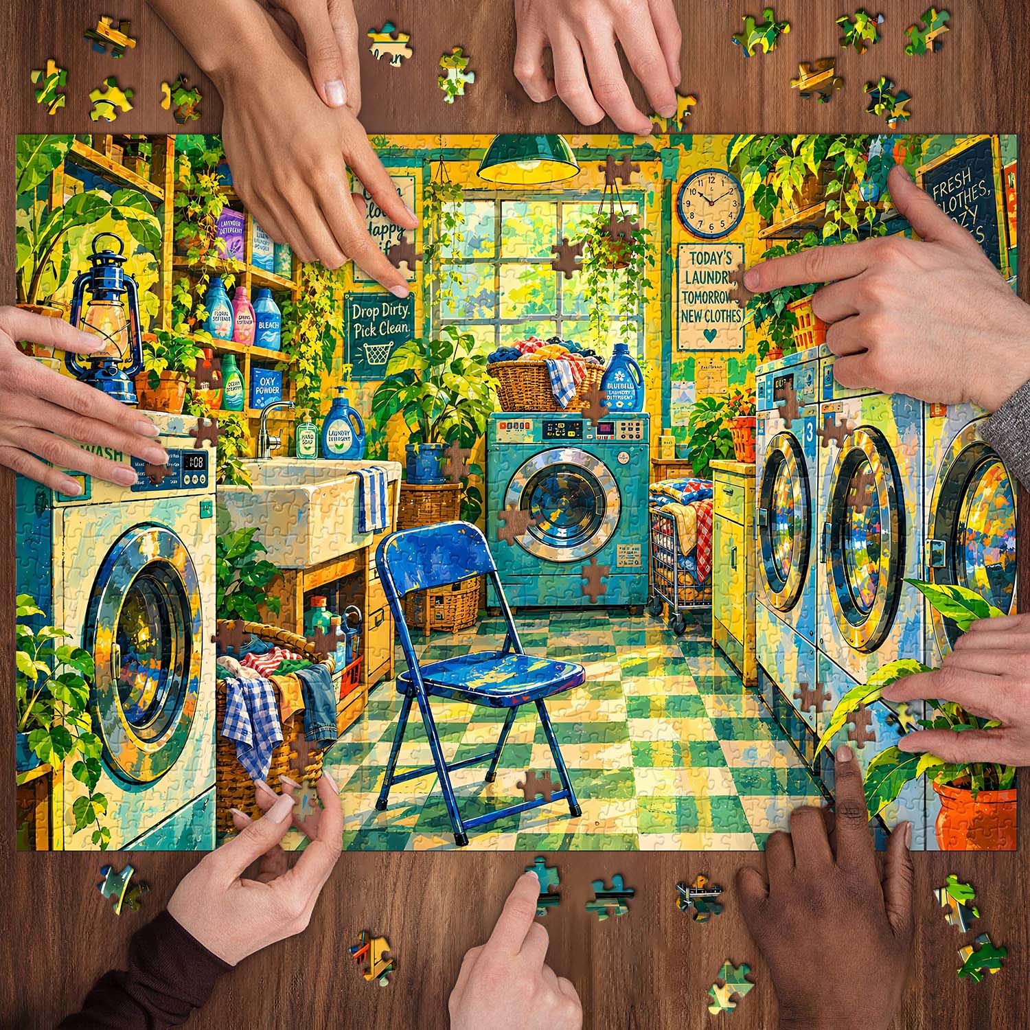Wash Away Jigsaw Puzzle 1000 Piece