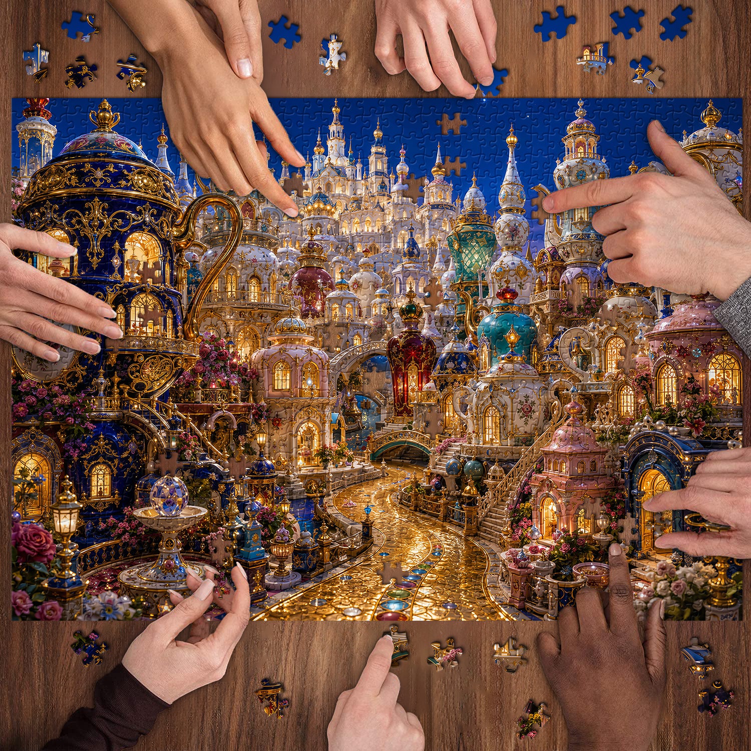 Porcelain Fantasy City Jigsaw Puzzle 1000 Piece