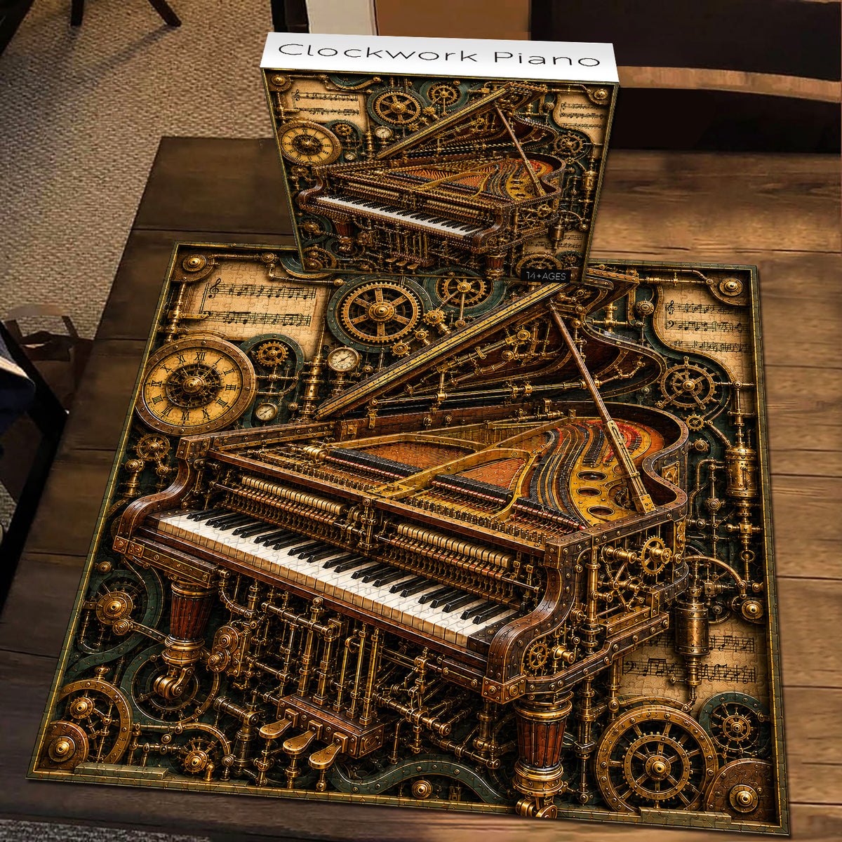 Puzzle de 1000 pièces Piano à rouages