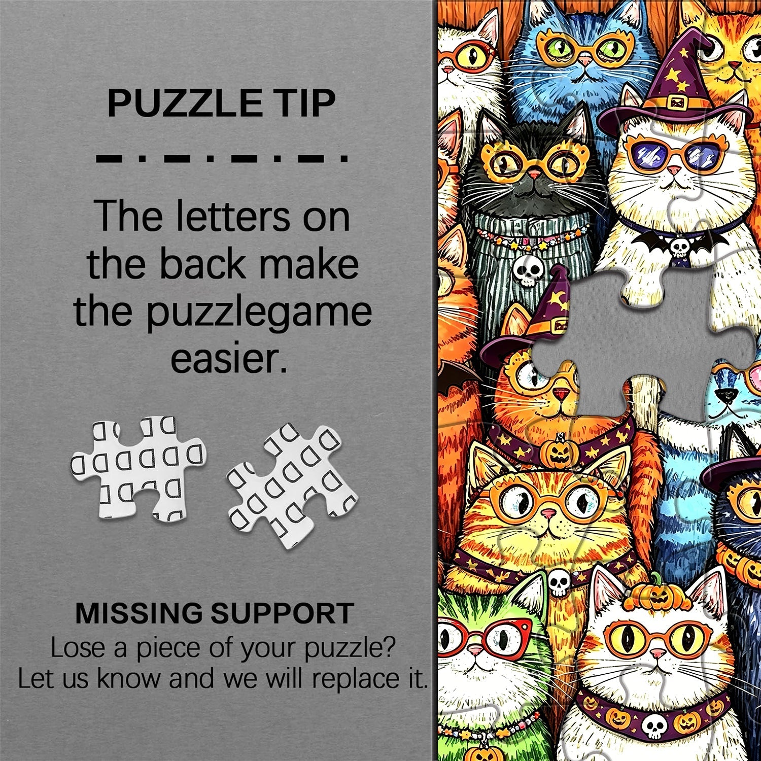 Halloween Cat Party Jigsaw Puzzle 1000 Pieces