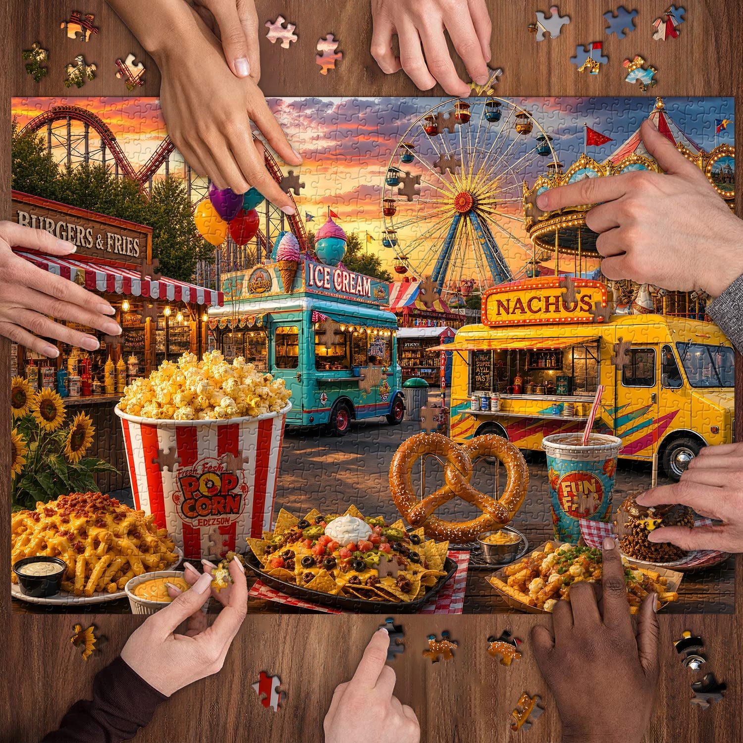 Sweet Playtime Jigsaw Puzzle 1000 Piece