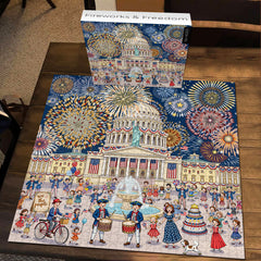 Fireworks & Freedom Jigsaw Puzzle 1000 Pieces