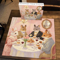 Animal Tea Time Jigsaw Puzzle 1000 Piece