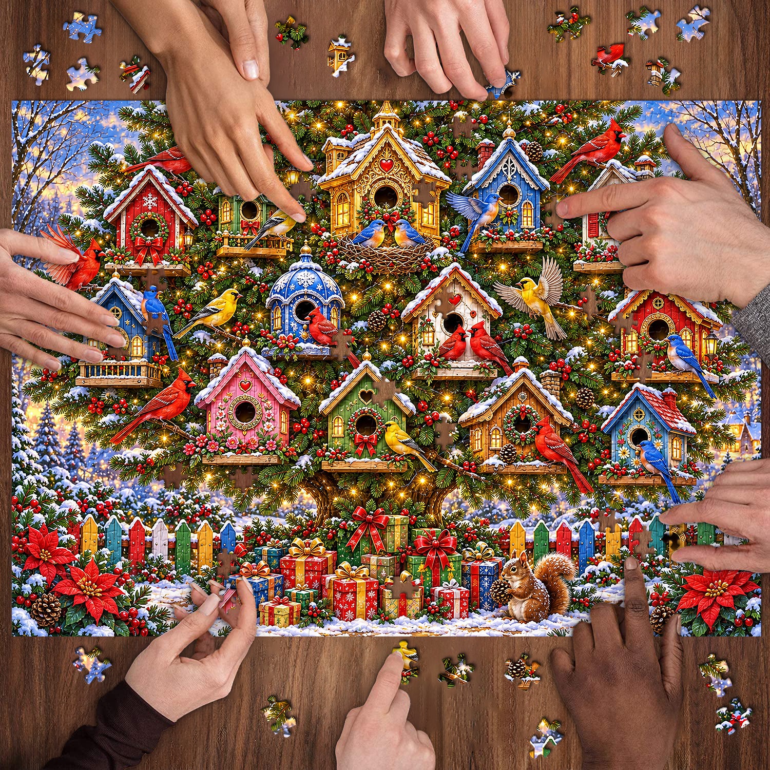 A Tree Full of Christmas Joy Jigsaw Puzzle 1000 Piece