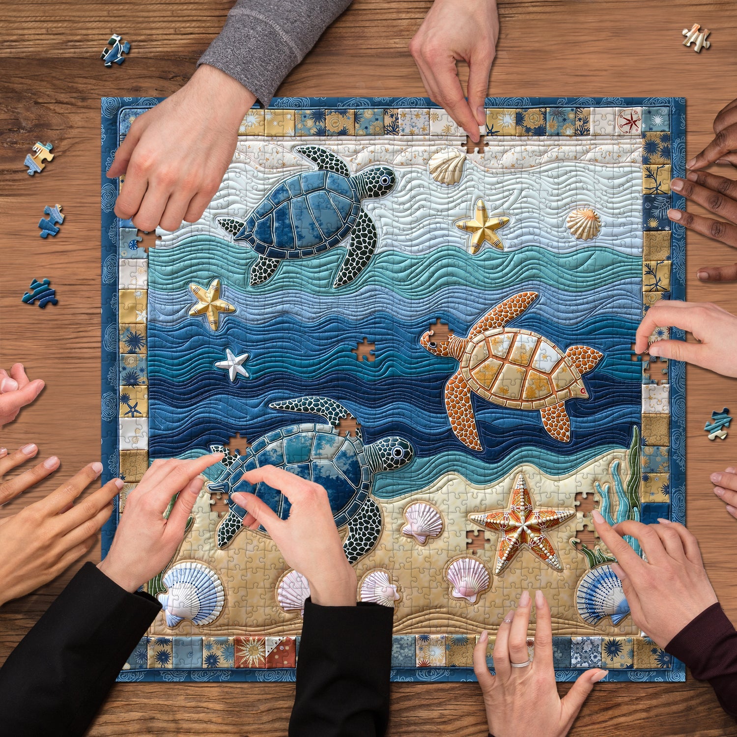 Wavesof Color Jigsaw Puzzle 1000 Piece