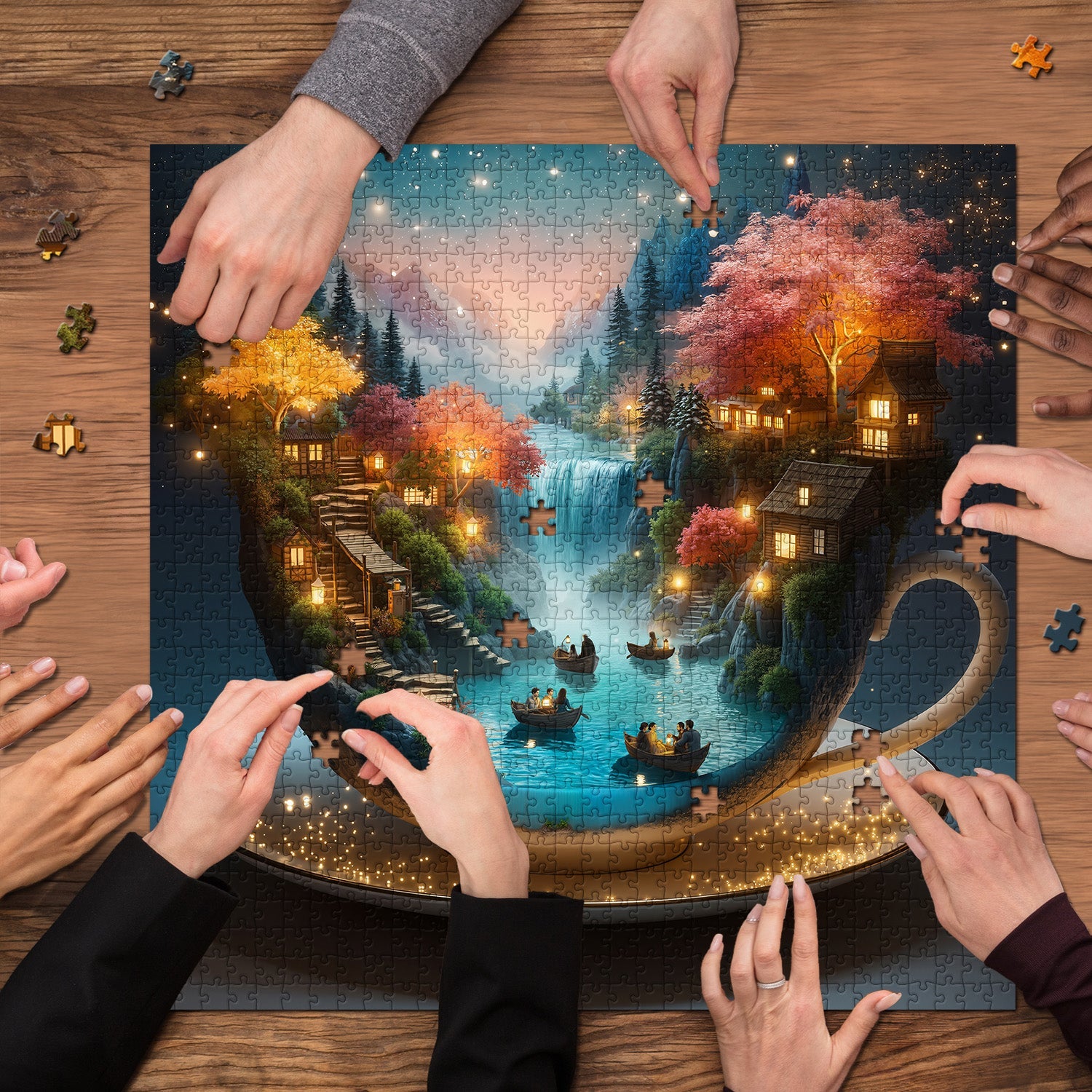 Teacup Fairyland Jigsaw Puzzle 1000 Pieces