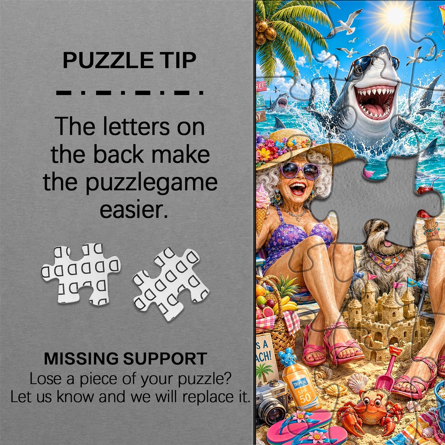 Beach Girls' Day Jigsaw Puzzle 1000 Pieces