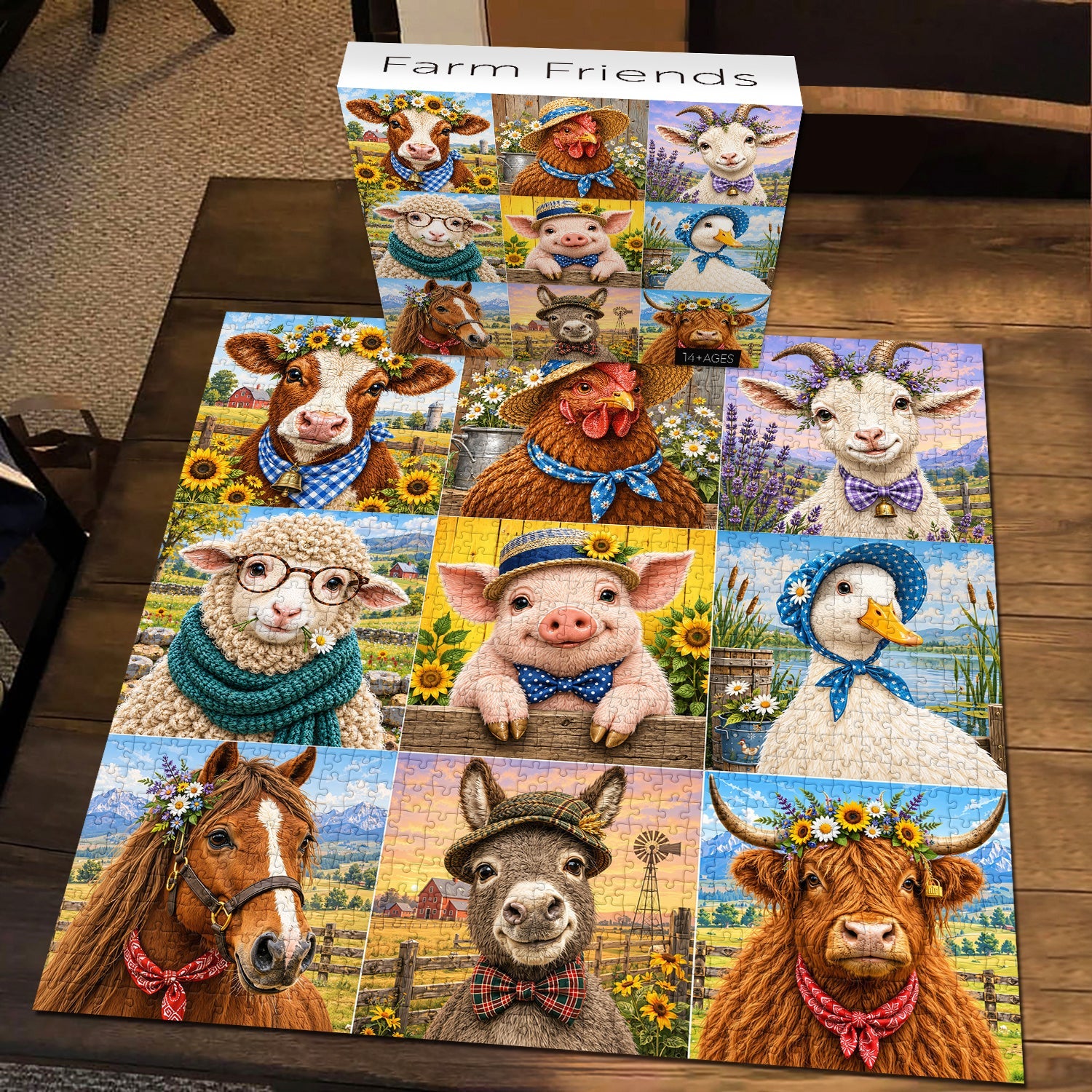 Farm Friends Jigsaw Puzzle 1000 Piece