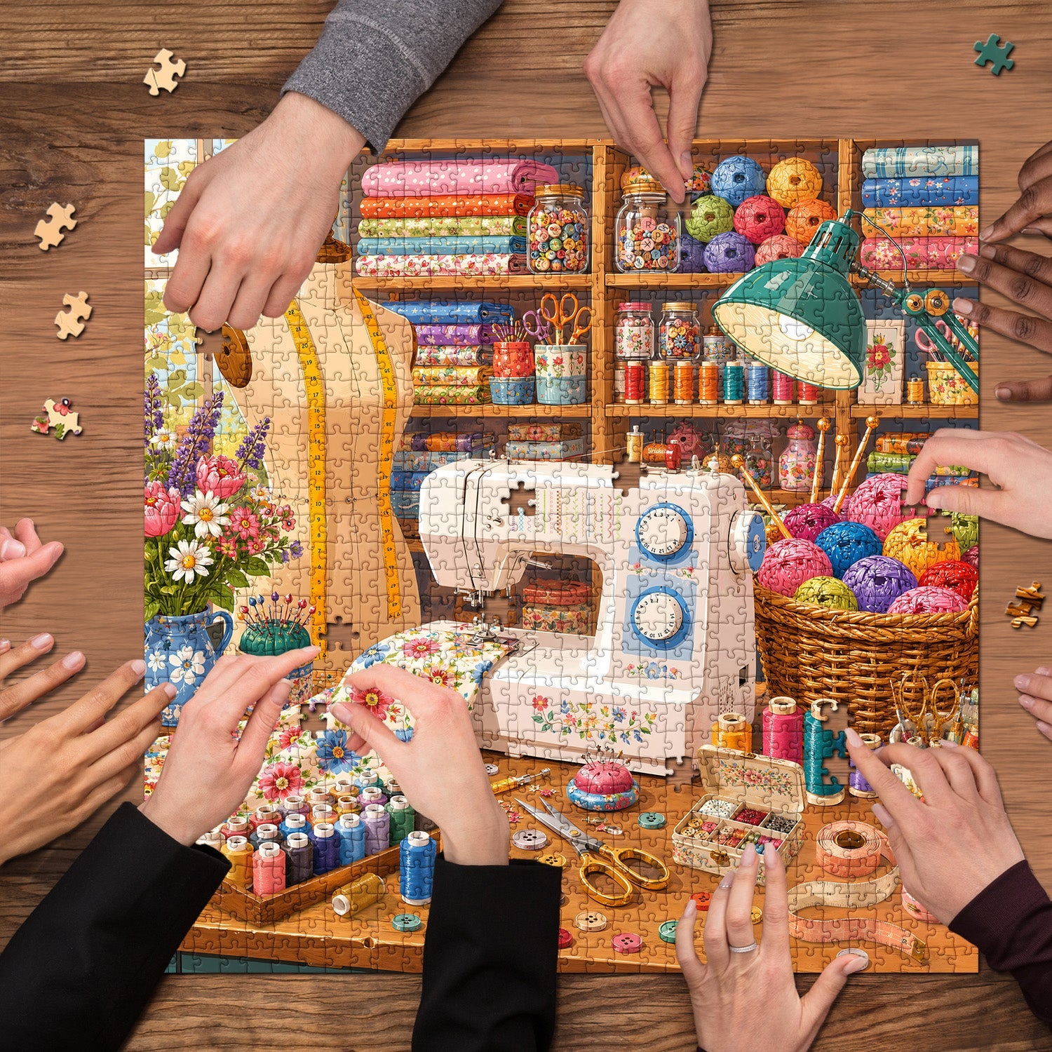 Crafting Corner Jigsaw Puzzle 1000 Pieces