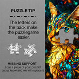 Mystic Floral Cat Jigsaw Puzzles 1000 Piece