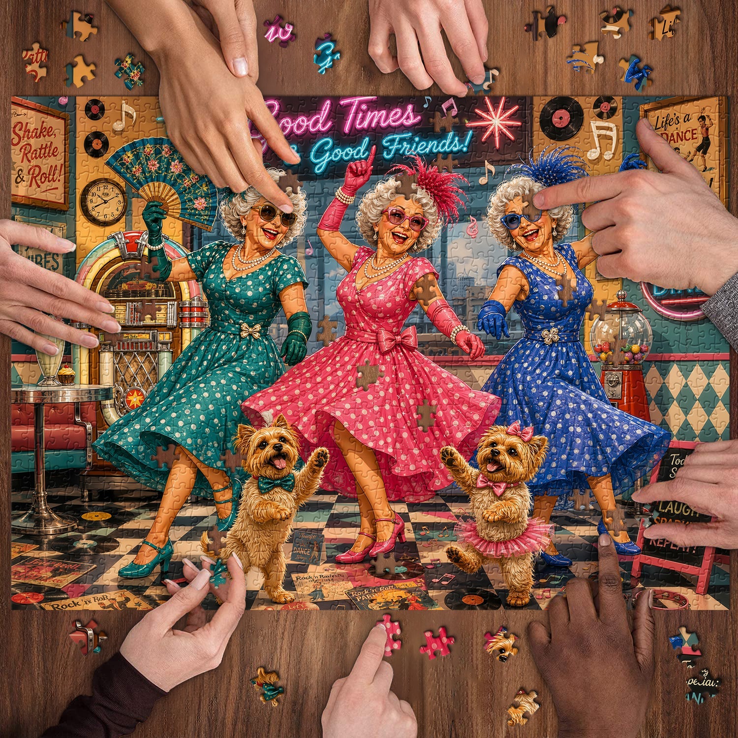 Vintage Rhythm Jigsaw Puzzle 1000 Piece